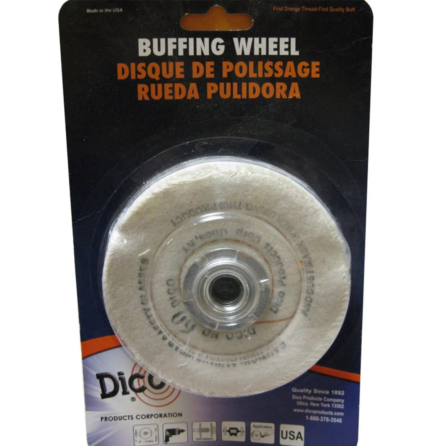 Dico 527-60-6 Dico 527-60-6 Buffing Wheel, 6in Dia