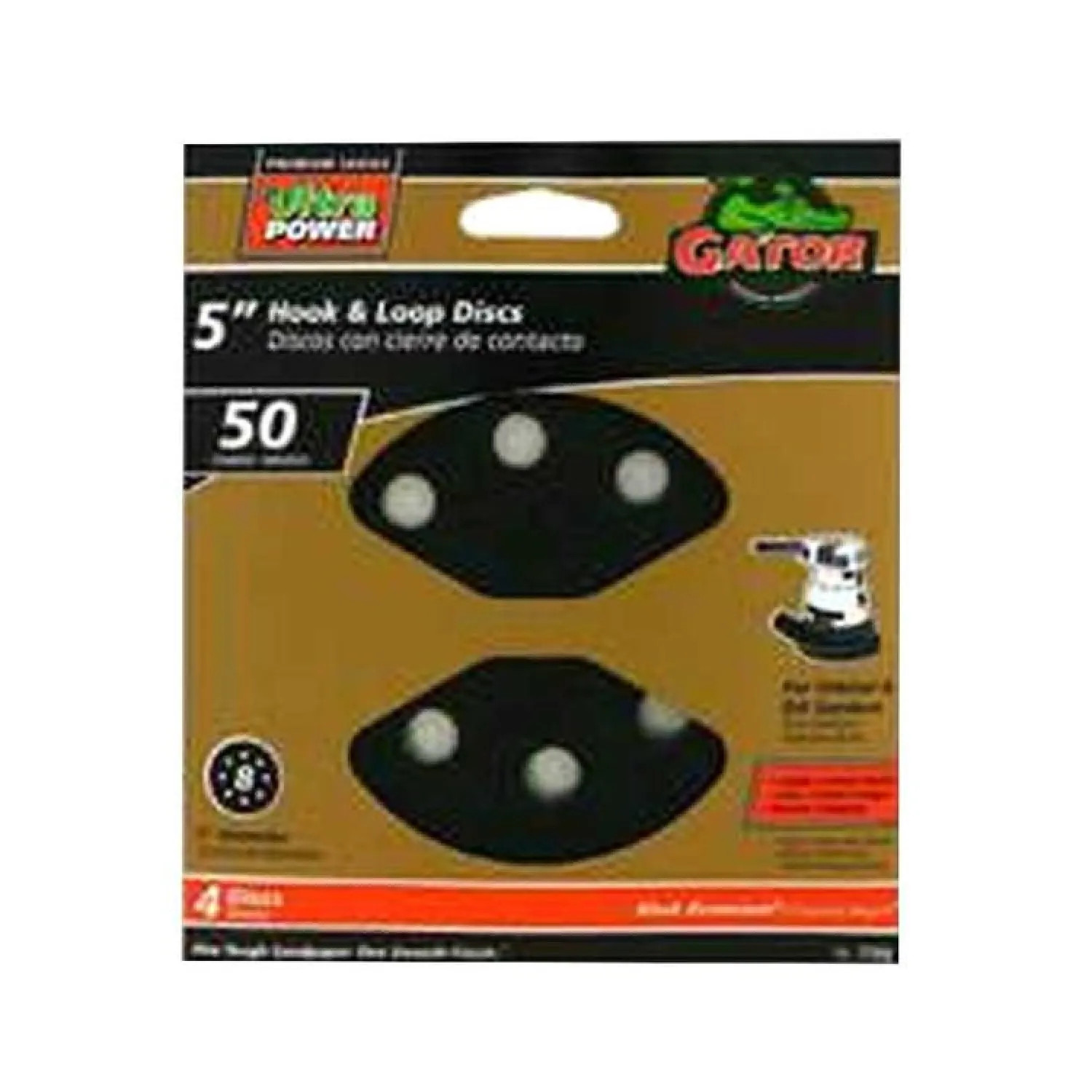 Gator 7723 Gator 7723 Premium Sanding Disc, 5 in, 50 Grit
