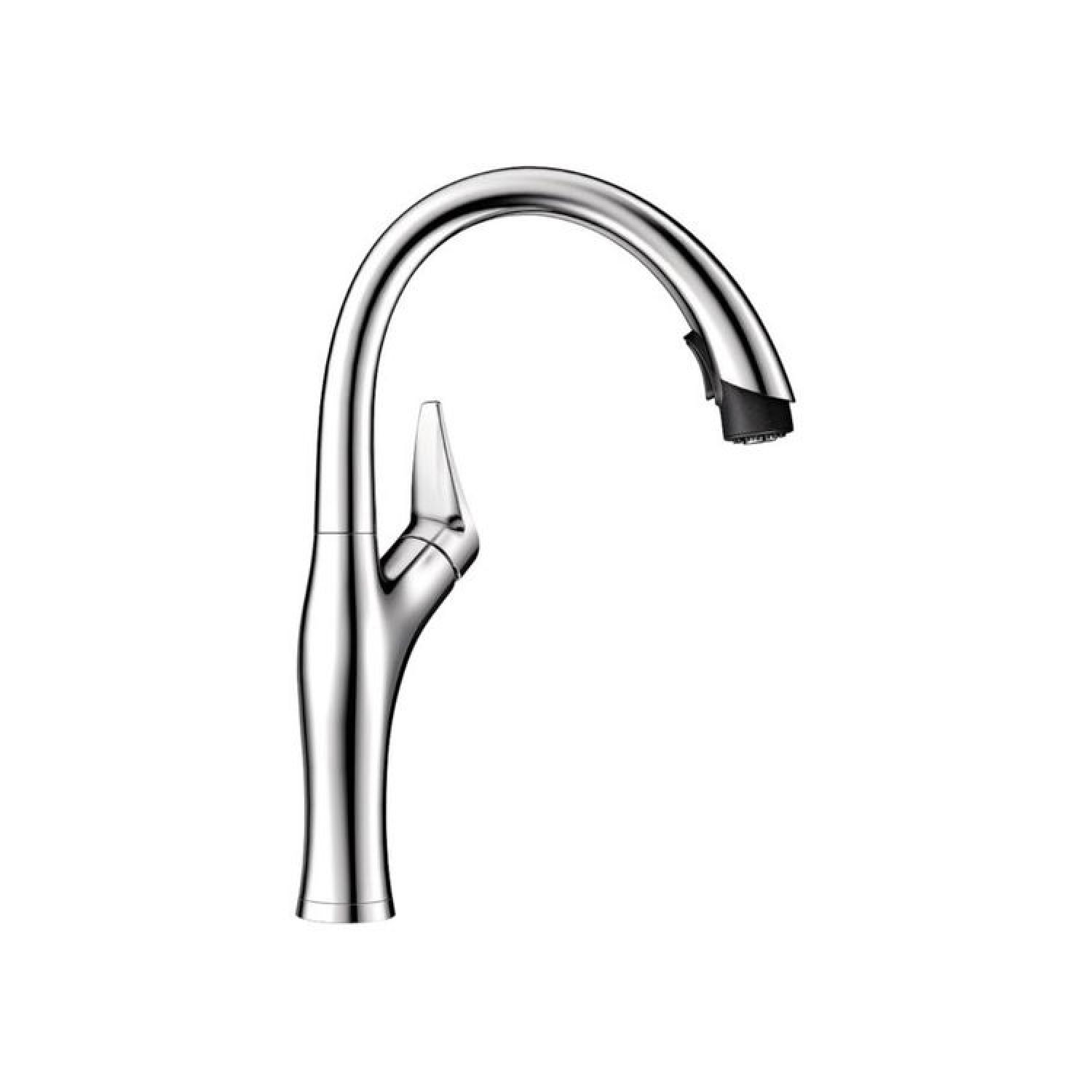 Blanco 442038 Blanco Artona Single Handle Pull-Down Kitchen Faucet, 1.5 GPM, Chrome - 442038