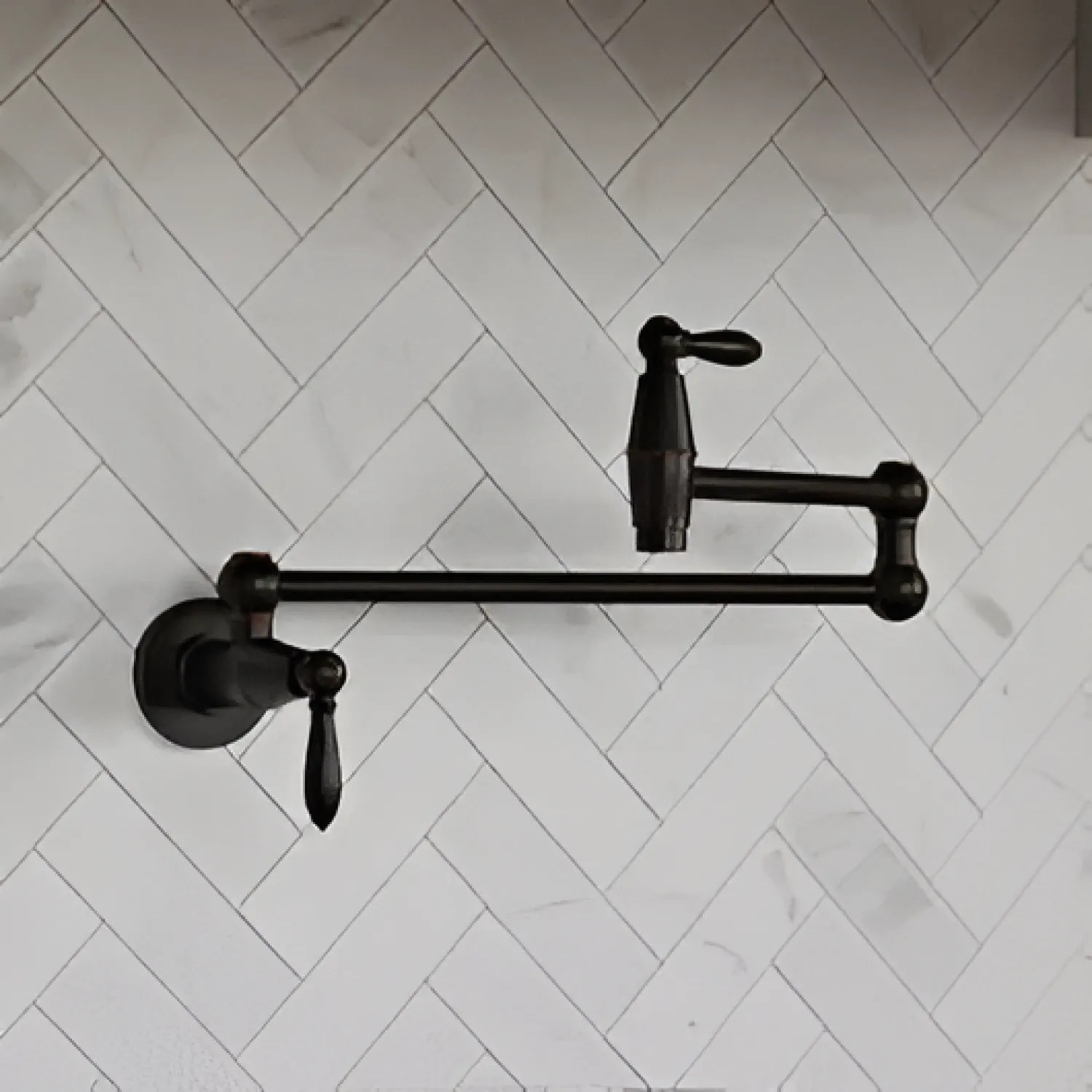 Pfister GT533-TDY Pfister Port Haven Wall-Mount Pot Filler Faucet, Tuscan Bronze - GT533-TDY