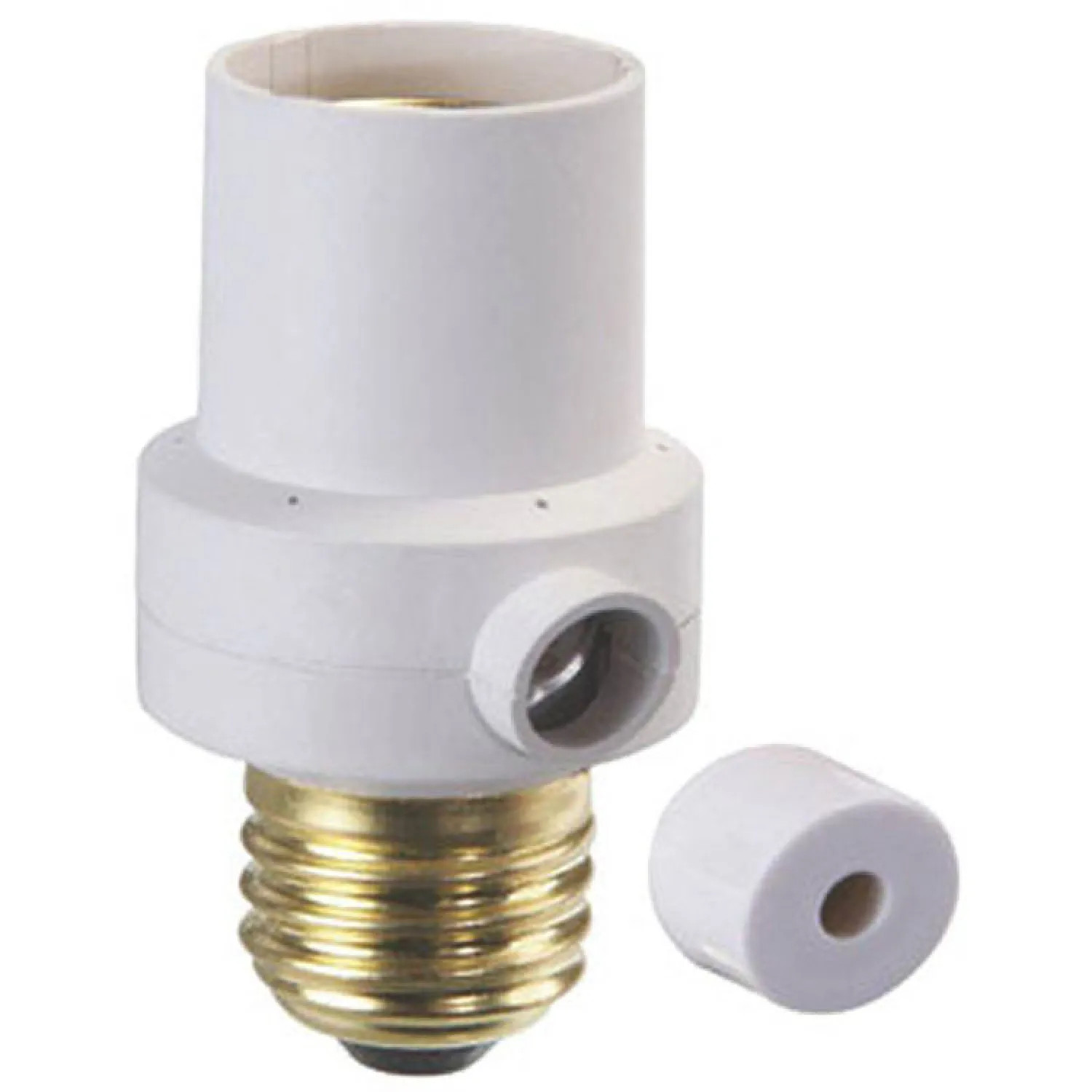 AmerTac SLC5BCW-4 AmerTac SLC5BCW-4 Dusk to Dawn Light Control Socket, 150 W, Medium Base, White