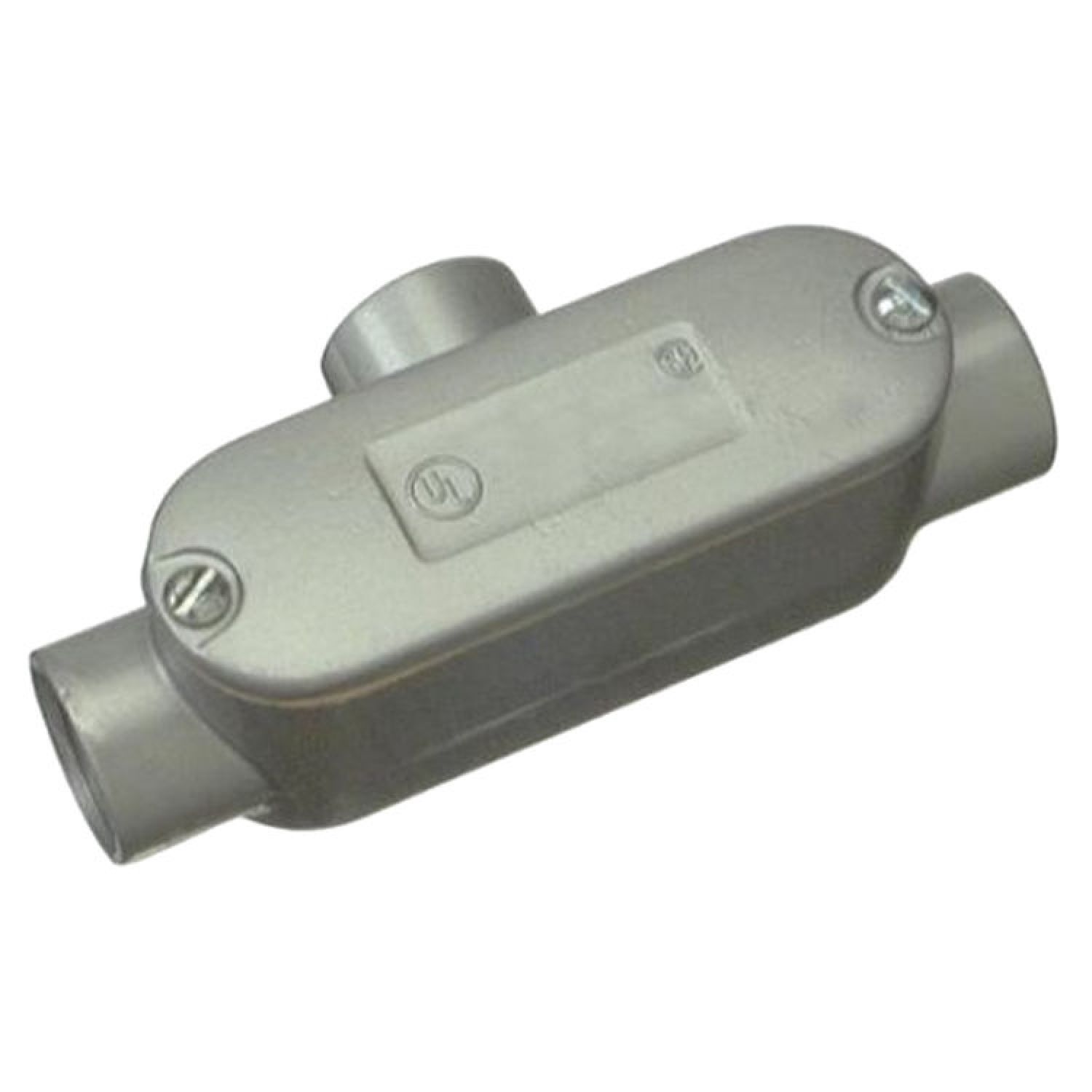 Halex 58810 Halex 58810 Rigid Threaded Conduit Body with Cover and Gasket, 1 in, T, Aluminum