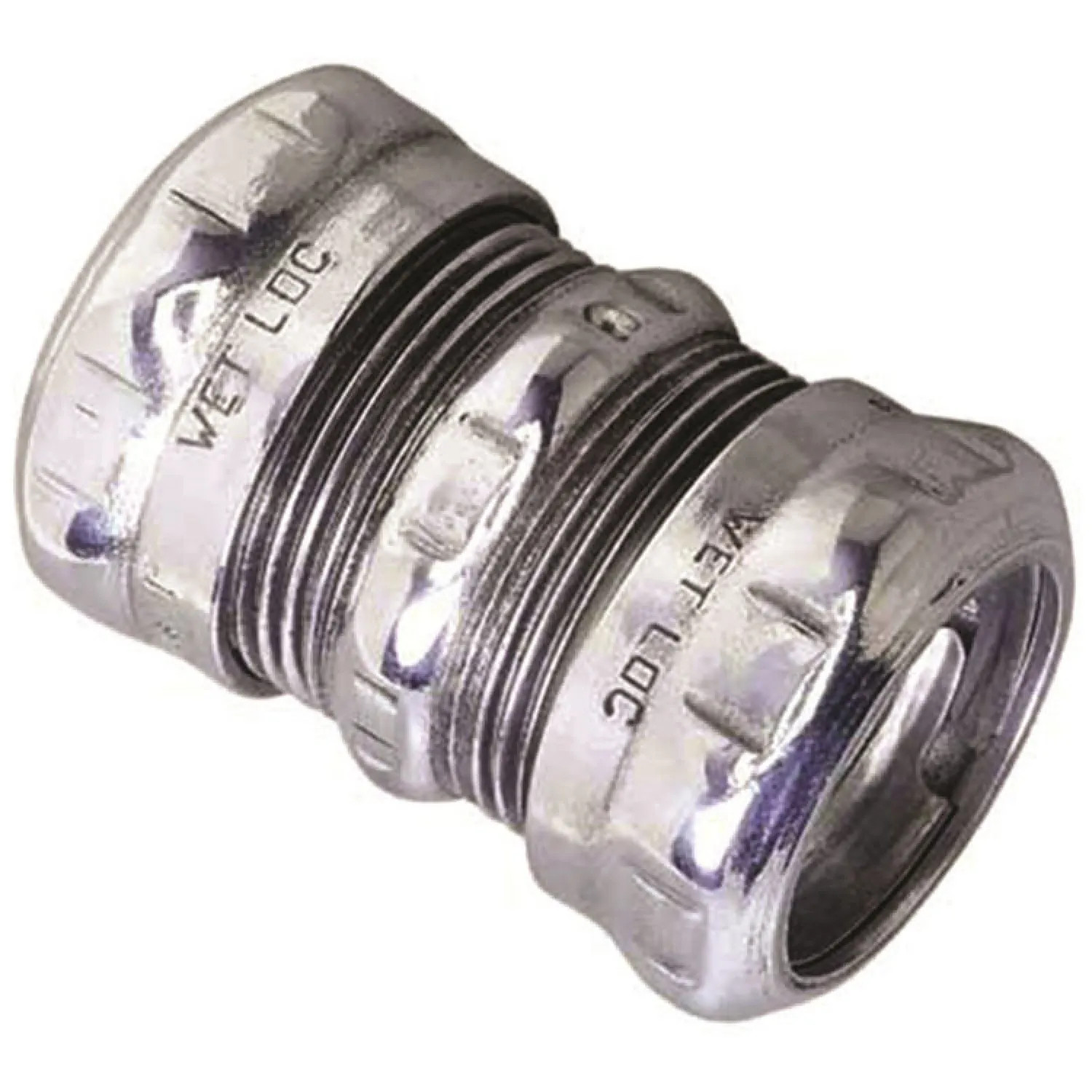 Halex 62620 Halex 62620 Concrete Tight Rain Tight Compression Coupling, 2 in EMT, Steel