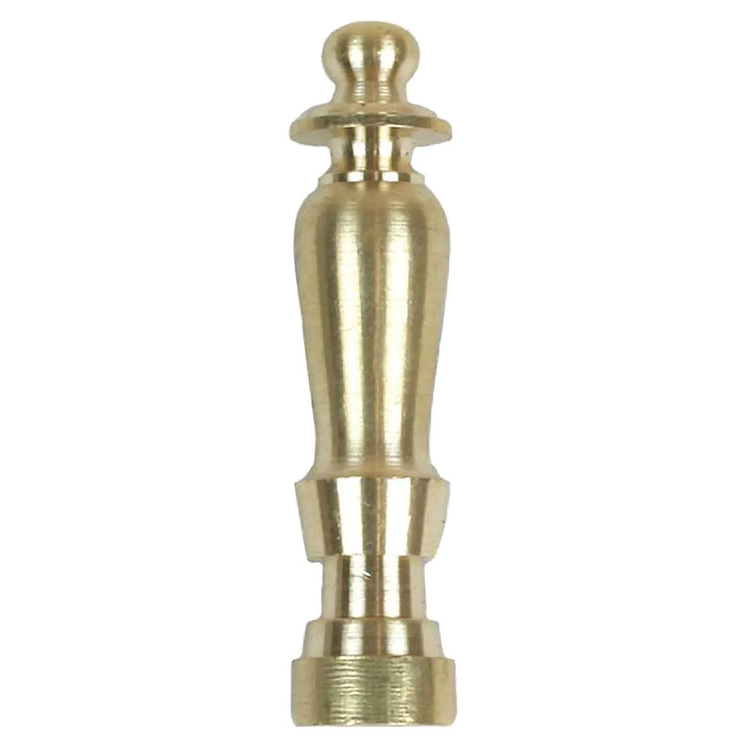 Jandorf 60100 Jandorf 60100 Spindle Finial, 1/4-27, 2 in L, Solid Brass