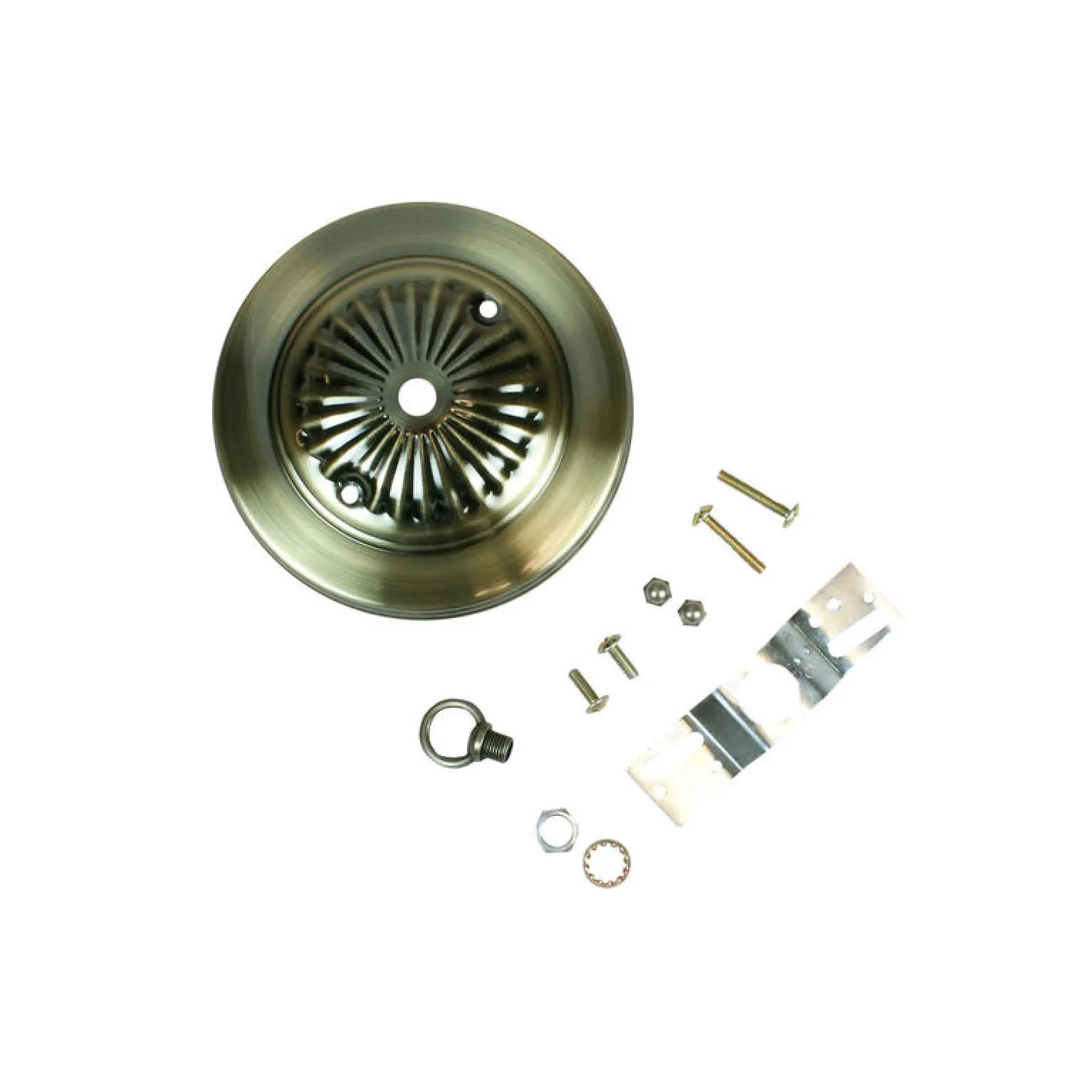 Jandorf 60215 Jandorf 60215 Ceiling Canopy Kit, 7/16 in Center Hole, For Use With Outlet Box and Hang Ceiling Fixture