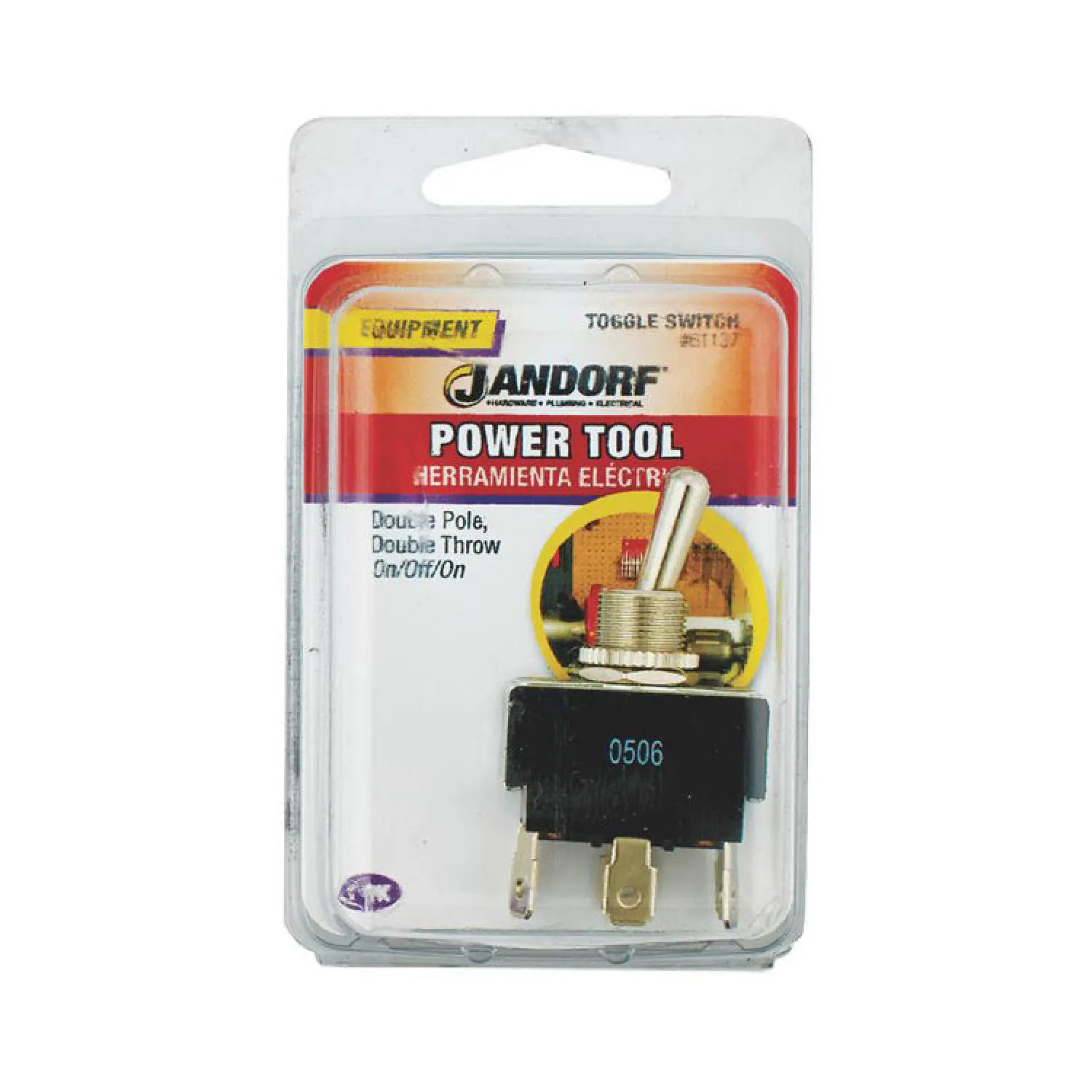 Jandorf 61137 Jandorf 61137 Toggle Switch, 125 V, 15 A, 2 P