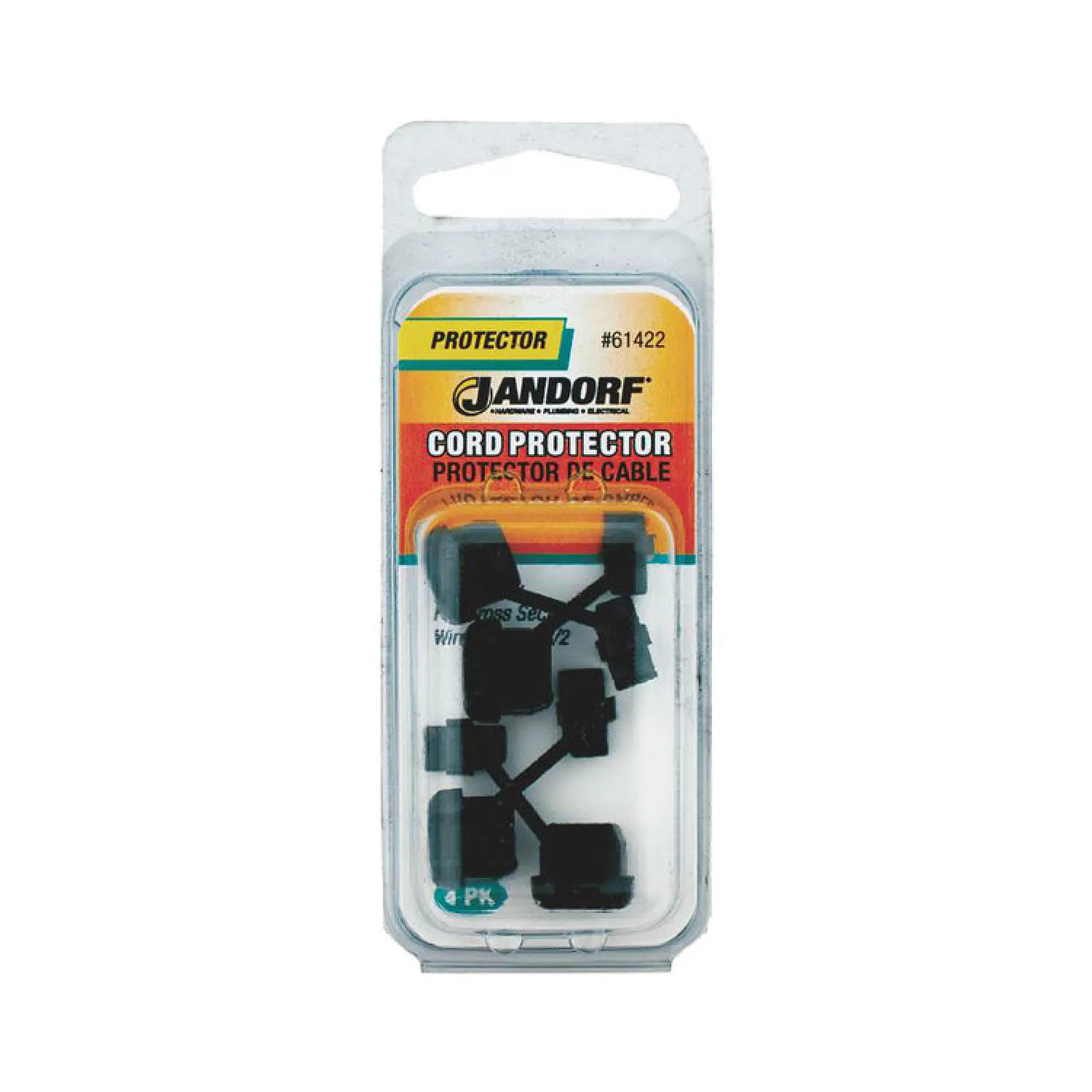 Jandorf 61422 Jandorf 61422 Cord Protector, Nylon, Wire/Gauge 18/2, Black