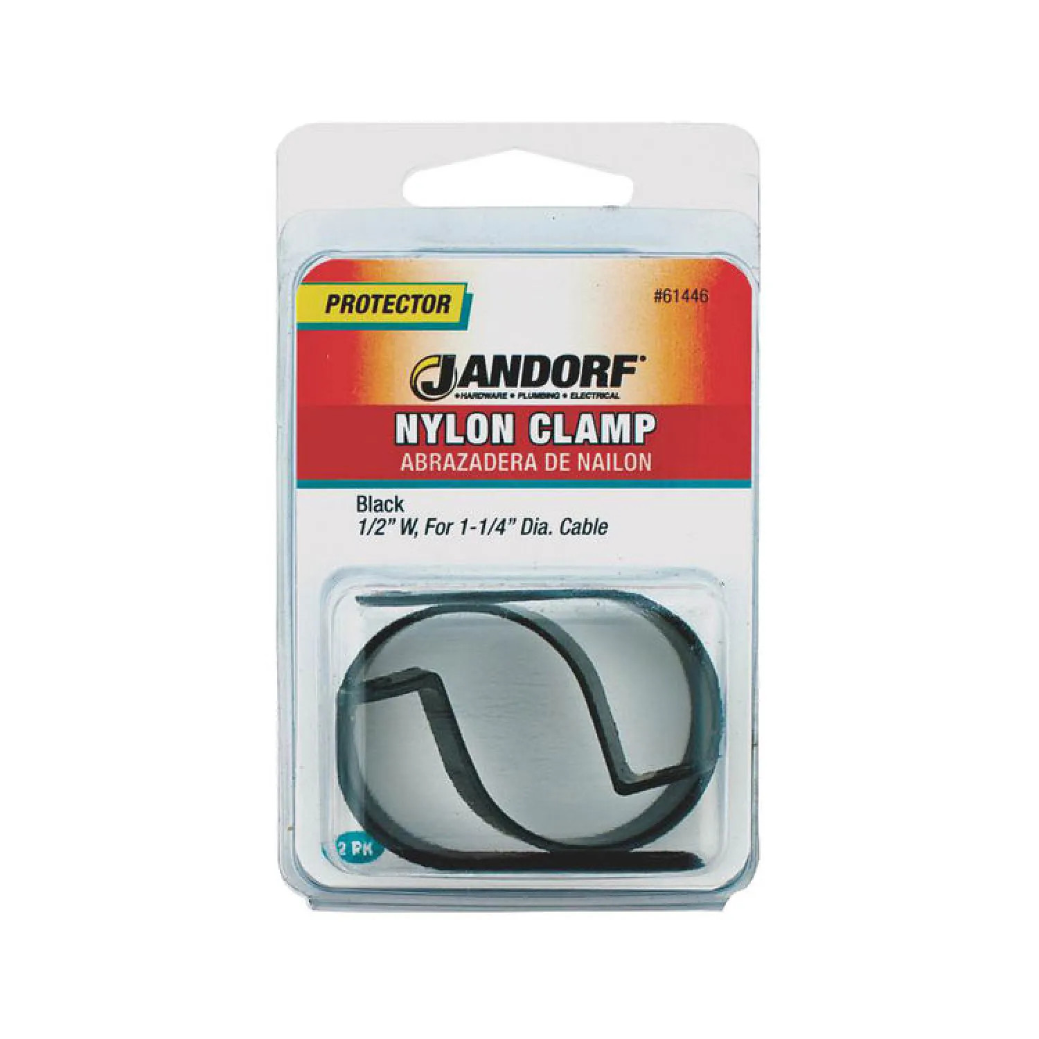 Jandorf 61446 Jandorf 61446 Cable Clamp, Nylon, Black