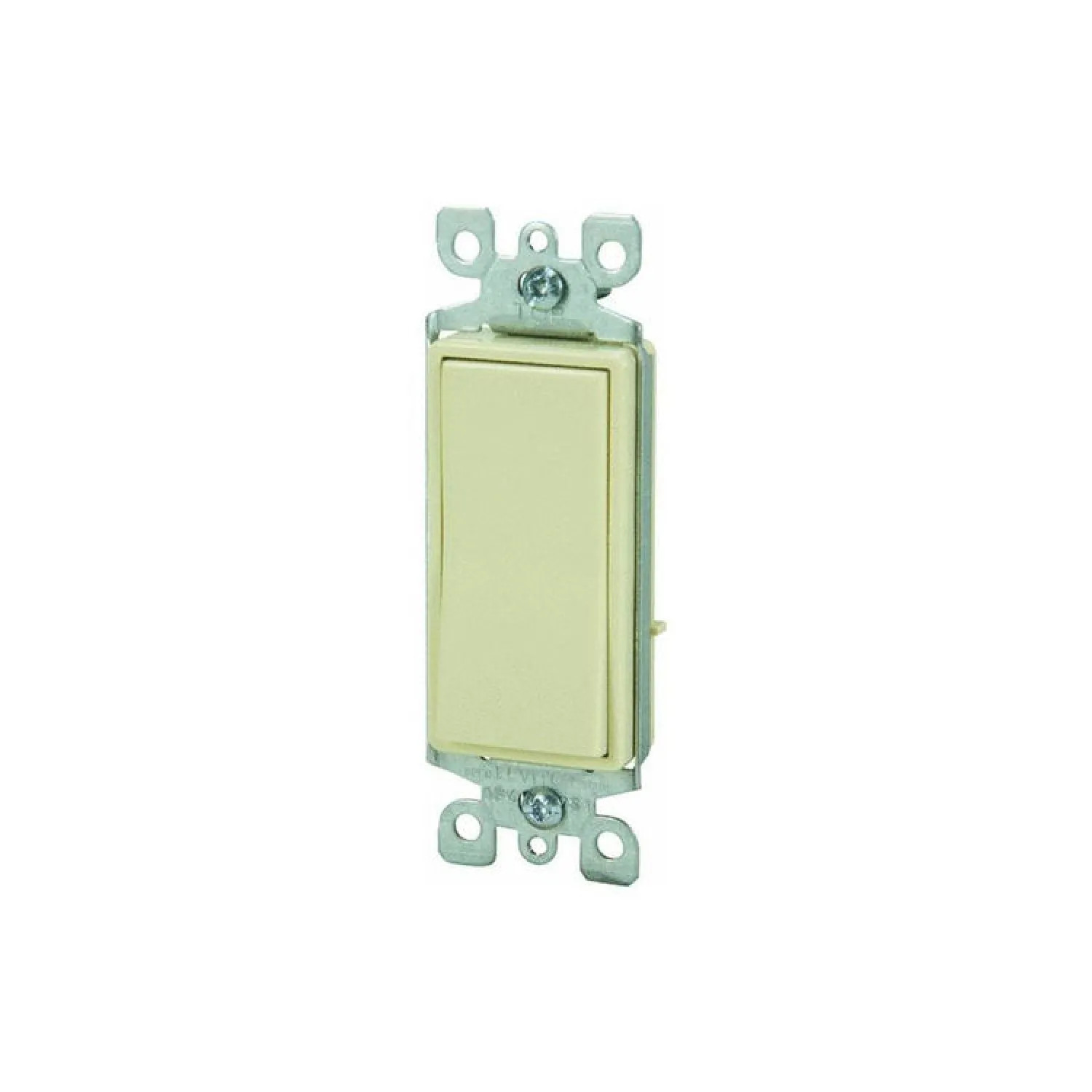 Leviton S11-05601-2IS Leviton S11-05601-2IS Decora Grounding Rocker Switch, 120/277 VAC, 12 A, 1 P