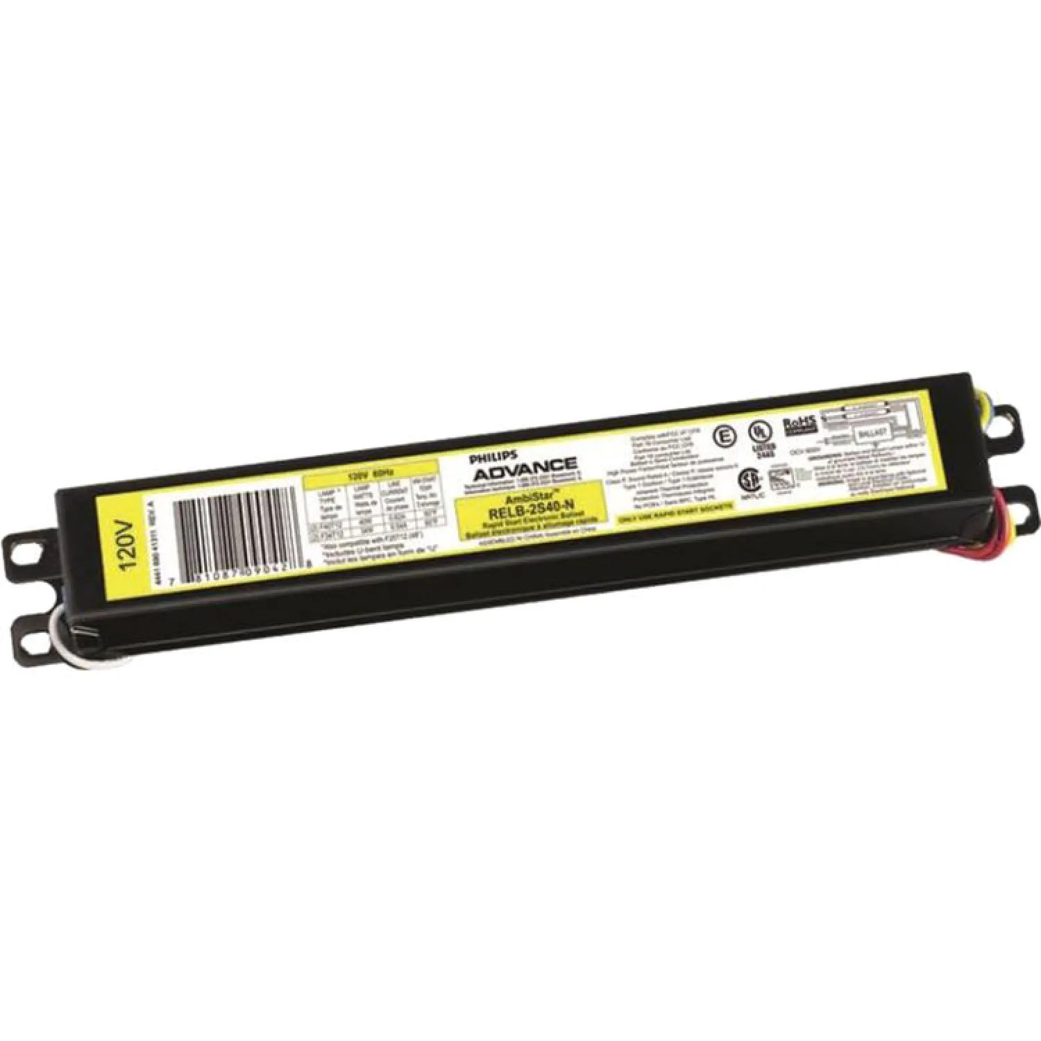 Philips ICN2S40N Philips Centium ICN2S40N Electronic Ballast, 30/34/40 W, 120 - 277 V