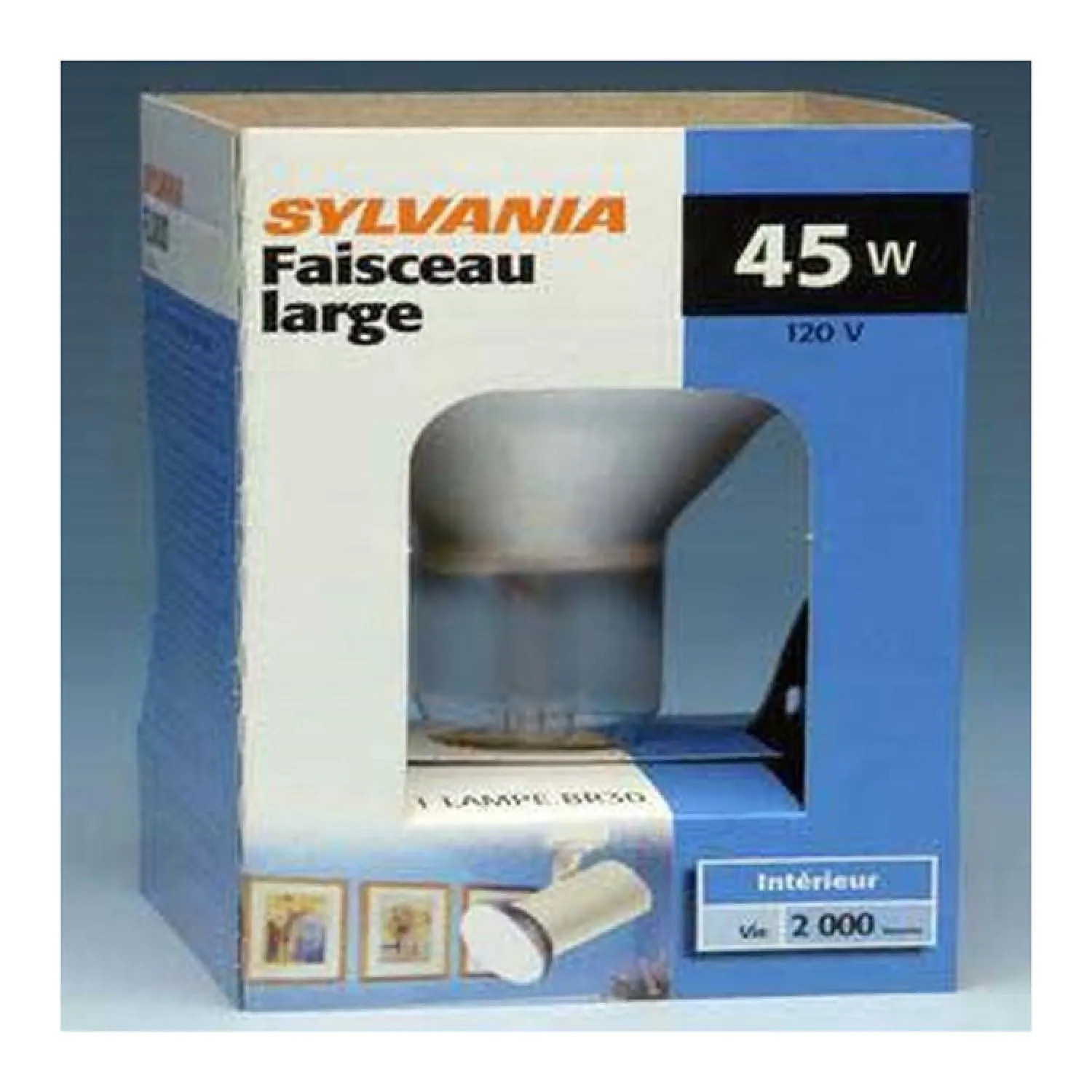 Sylvania 45W/BR30/FL/IF Osram Sylvania 15103 Incandescent Lamp, 45 W, 120 V, BR30, Medium Screw ,, 2000 hr