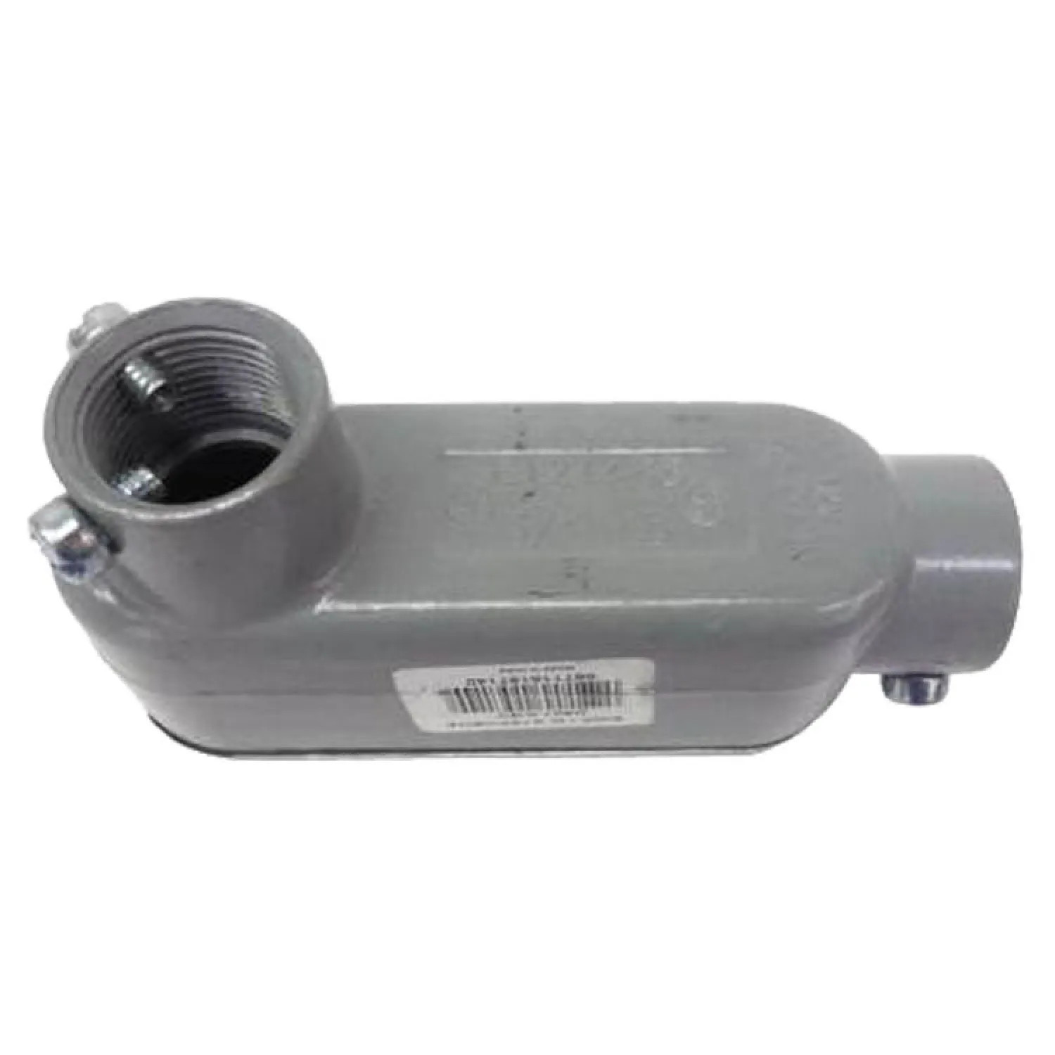 Teddico 601-CGV Teddico/BWF 601-CGV Thinwall Conduit Body Assembly, LB Configuration, 3/4 in Hub, Back Side Access Opening, Threaded