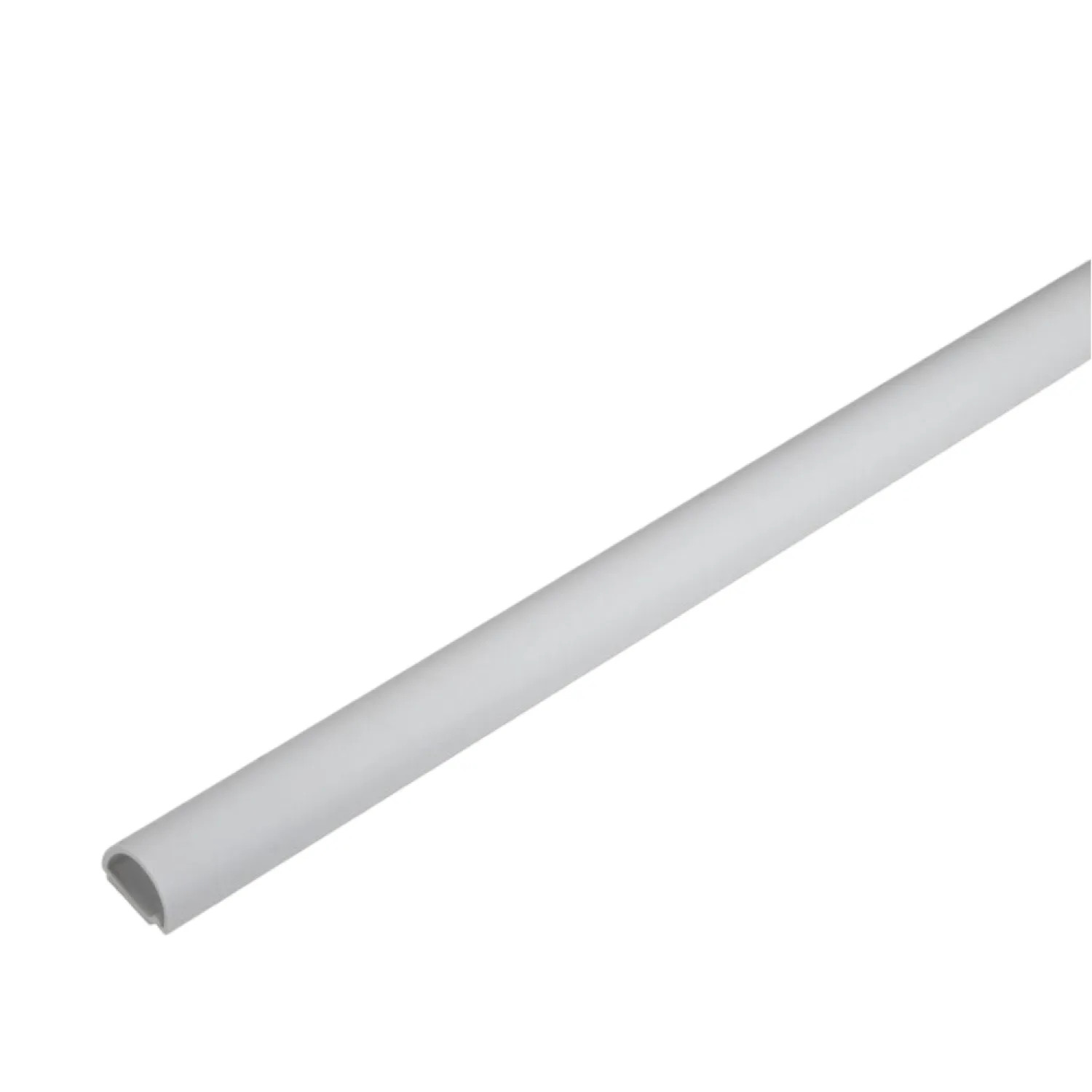 CordMate C10 Cordmate 5ft. Single Cord Cover with Pre-Attached Adhesive, PVC, White - C10