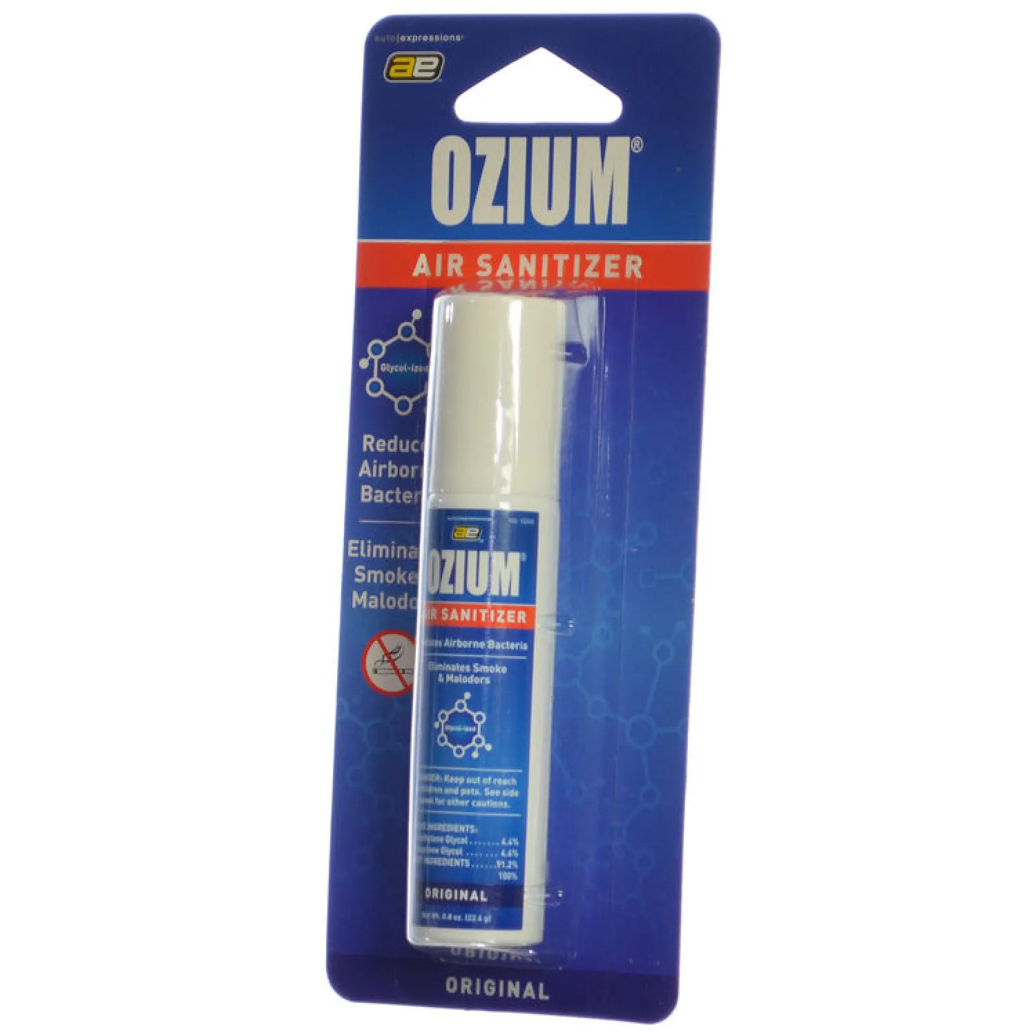 Auto Expressions OZ-1 Ozium OZ-1 Air Freshener, 0.8 oz Aerosol Can, Clear