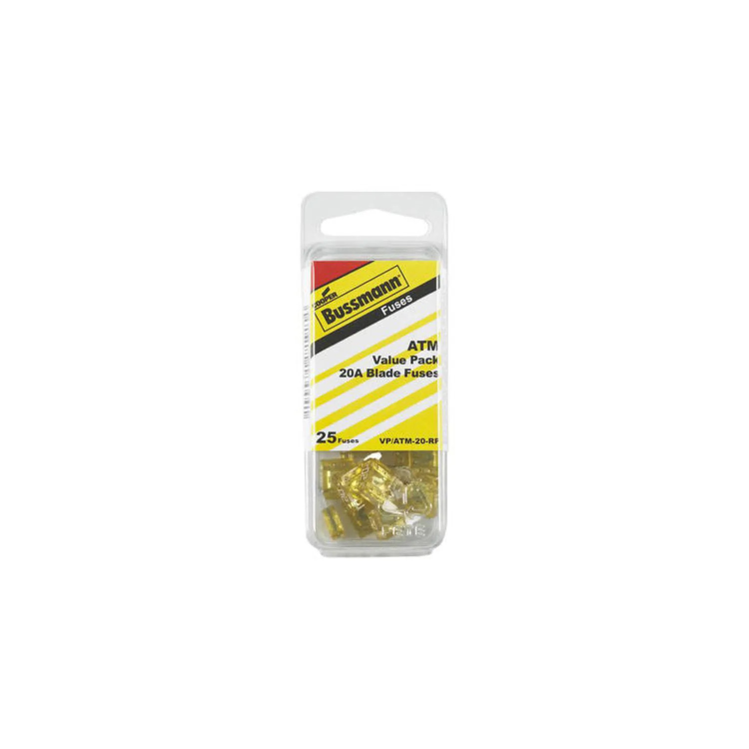 Bussman BP/ATM-20-RP Bussmann ATM-20-RP Automotive Mini Non-Indicating Fast Acting Fuse, 32 VDC, 20 A, 1 kA