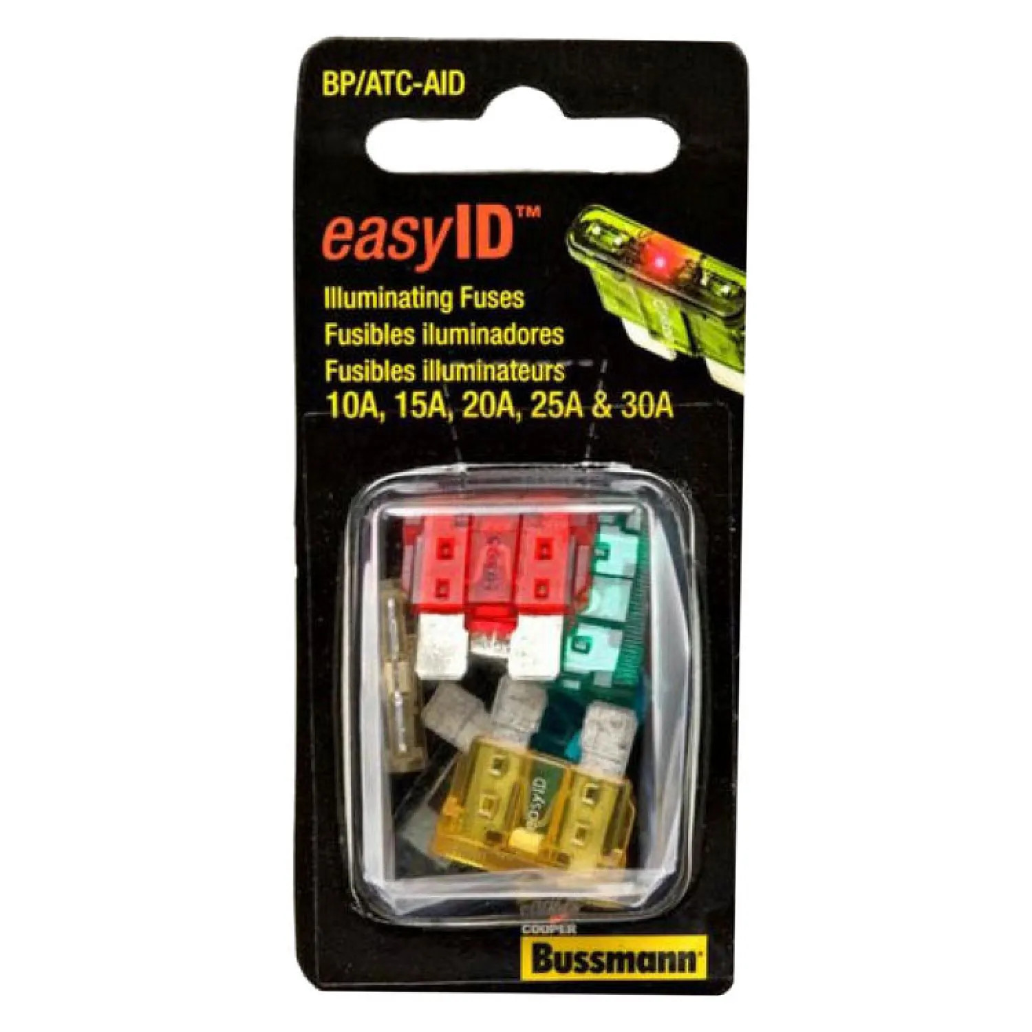 Bussman BP/ATC-AID Bussmann BP/ATC-AID Assortment Fuse Kit, 5 Pieces