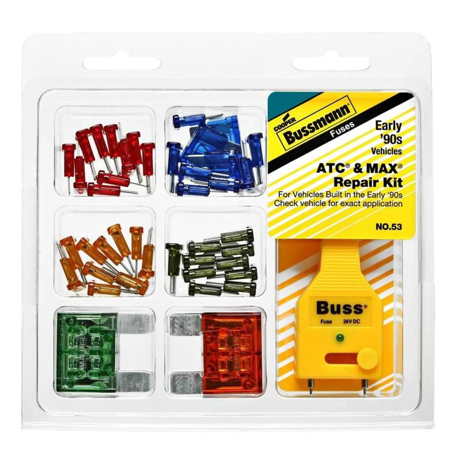 Bussman NO.53 Bussmann NO.53 Automotive Fuse Kit, 45 Pieces