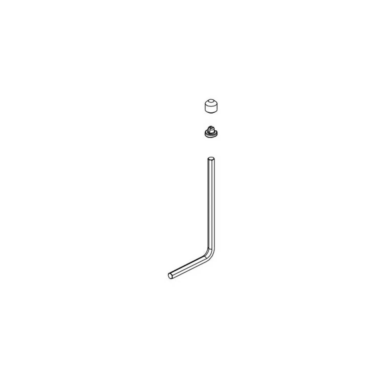 Brizo RP90019PC Brizo Litze Button And Set Screw, Polished Chrome - RP90019PC
