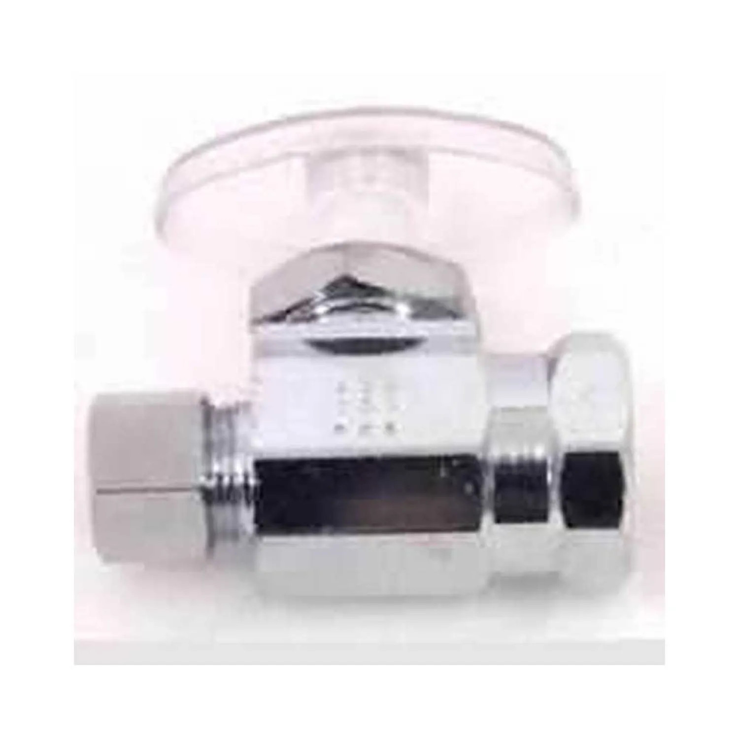 Plumb Pak PP20053LF Plumb Pak PP20053LF 1/4 Turn Straight Shut-Off Valve, 1/2 X 3/8 in, FIP X OD, Brass Body, Chrome Plated
