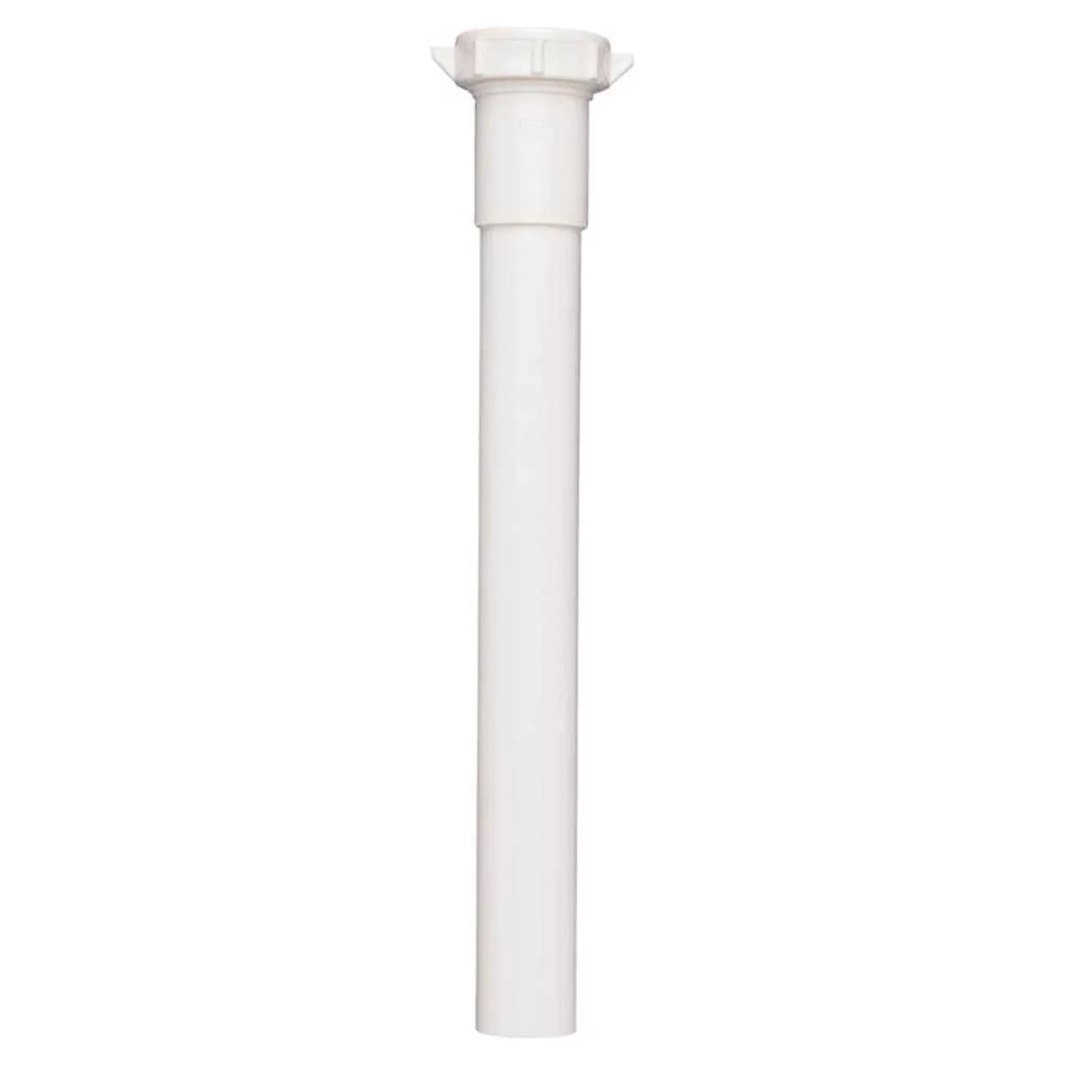 Plumb Pak PP945W Plumb Pak PP945W Extension Tube, 1-1/4 in Dia X 12 in L, Slip Joint, Plastic, White