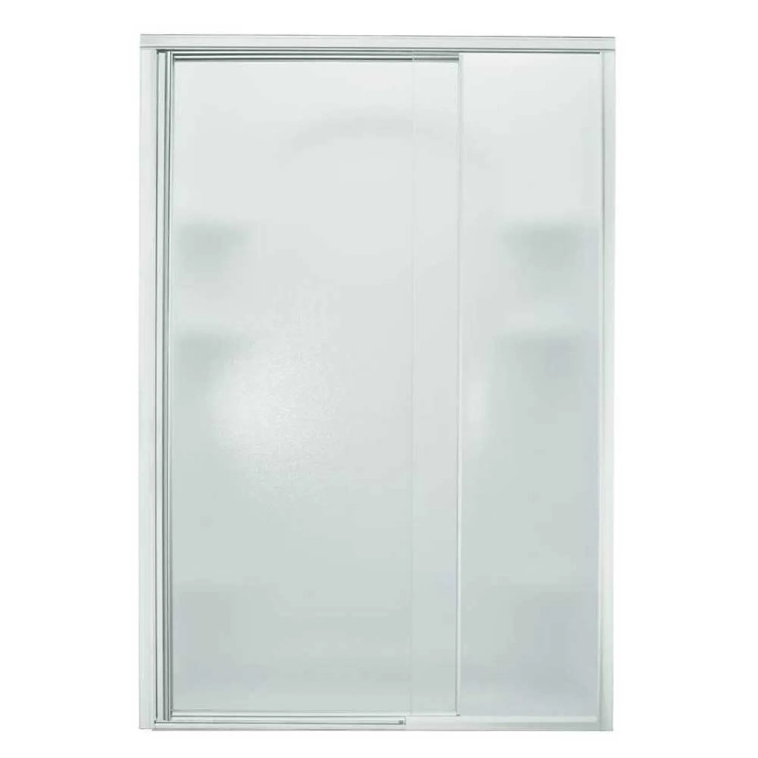 Sterling 1500D-48S Sterling Vista Pivot II 1500D-48S Shower Door, 42 - 48 in W X 65-1/2 in H, Silver