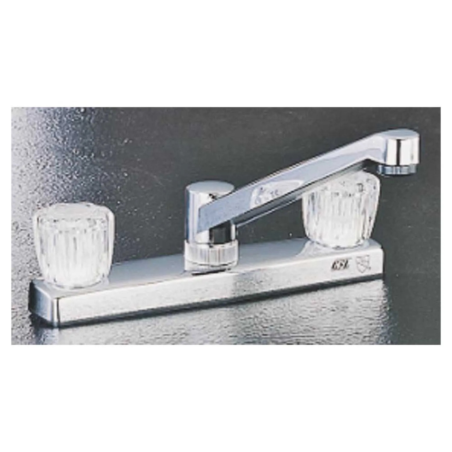 Toolbasix PF8201A Toolbasix PF8201A Kitchen Faucet, 2 Handle, Chrome