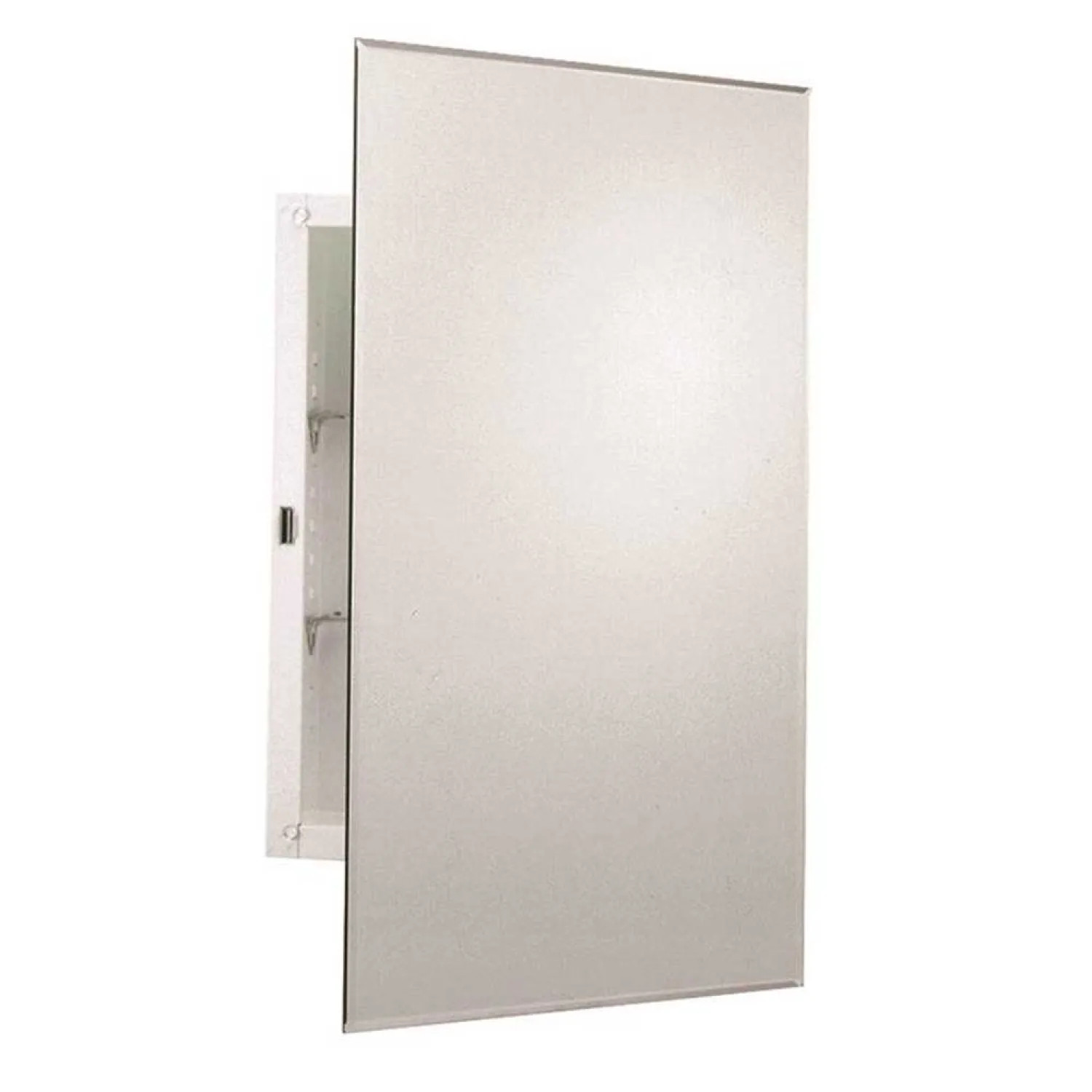 Zenith MM1027 Zenith Prism MM1027 Beveled Mirrored Frameless Swing Door Medicine Cabinet, 16 in W X 4-1/2 in D