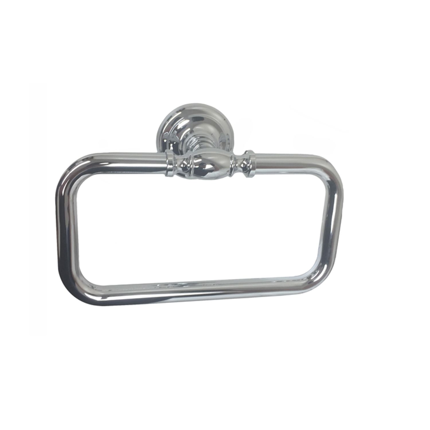 Kohler 72571-CP Kohler Artifacts Rectangular Wall Mounted Towel Ring, Metal Constructed, Chrome - K-72571-CP