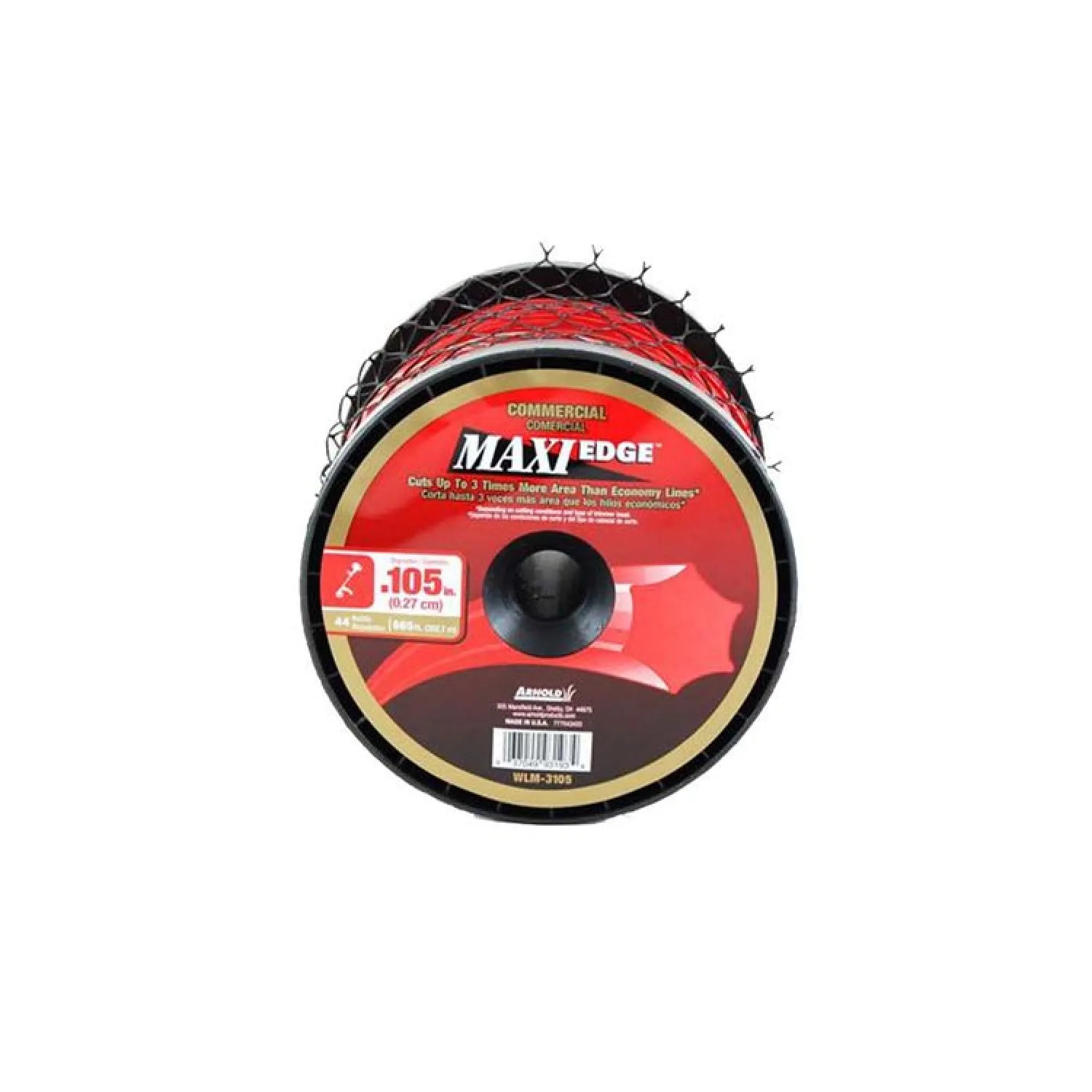Arnold WLM-3105 Maxi Edge WLM-3105 Universal Trimmer Line Spool, For Use With Most Gas String Trimmers, Polymer