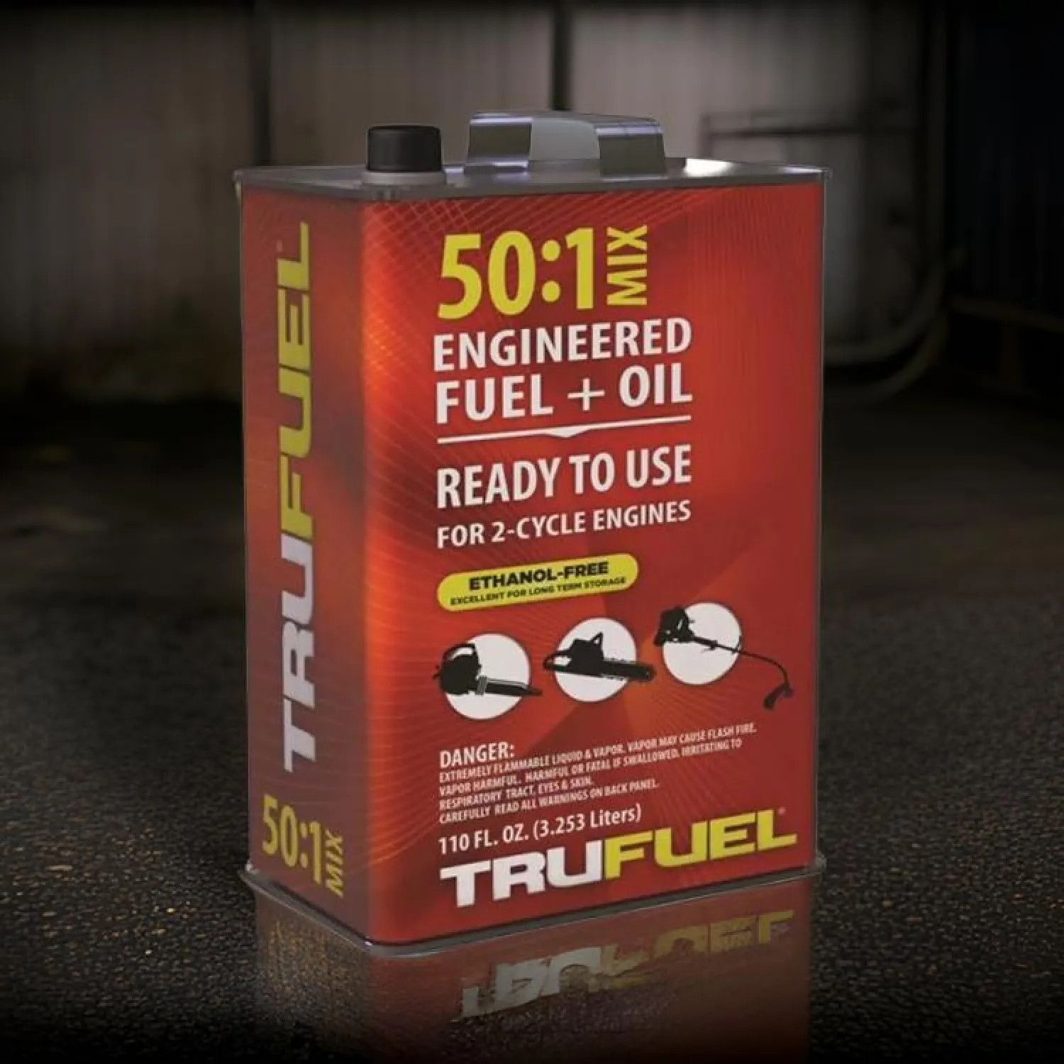 Arnold 6525606 TruFuel Red Ethanol Free Premixed Fuel, 110 oz, Steel Can, Liquid - 6525606