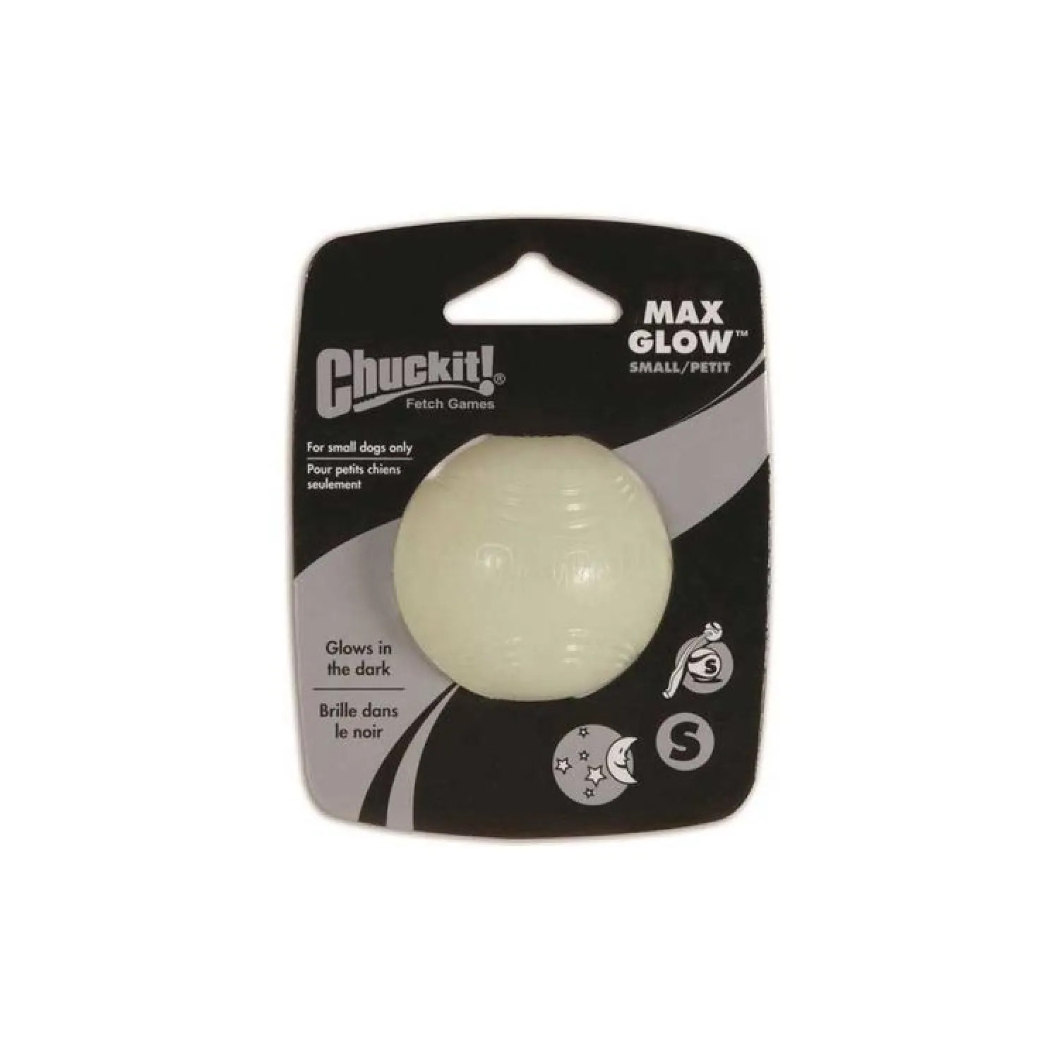 Aspen Pet 520020 Aspen Pet 520020 Chuckit Dog Toys, Max Glow Ball, Small