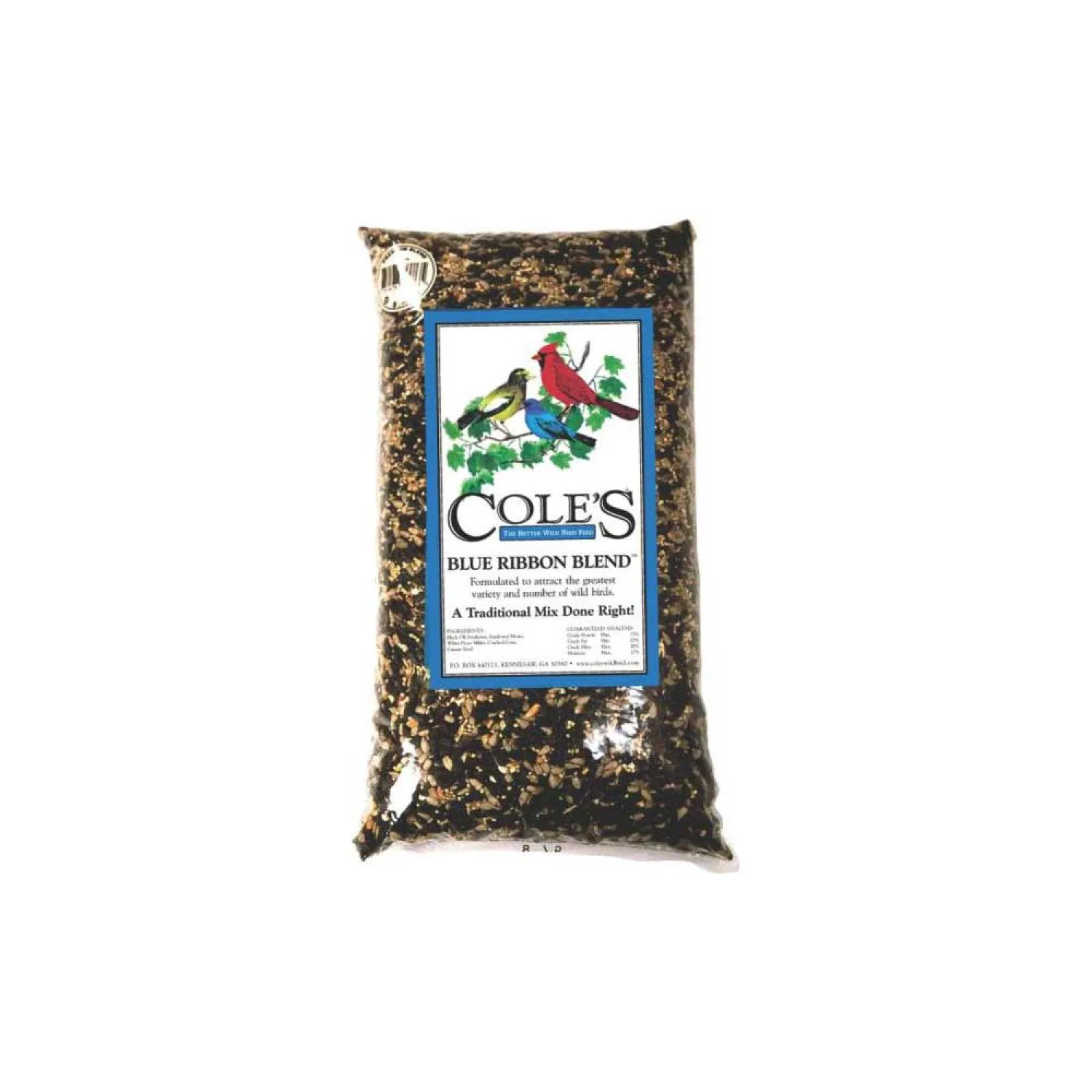 Coles BR20 Coles Wild Bird BR20 Bird Food, 20 lb, Bag