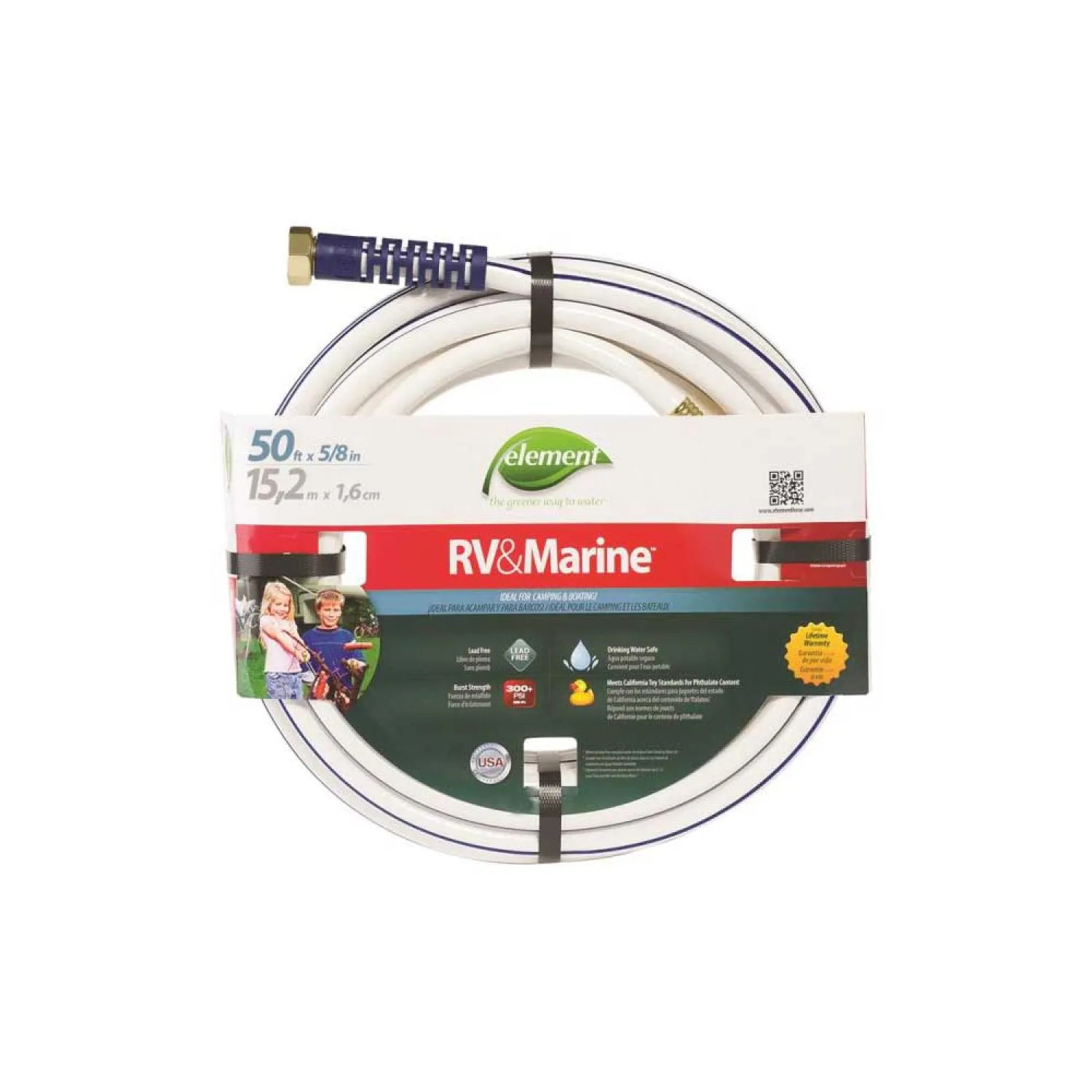 Colorite MRV58050 Colorite/Swan MRV58050 Garden Hoses, Drinking Water-Safe, 5/8 Inch x 50 Foot
