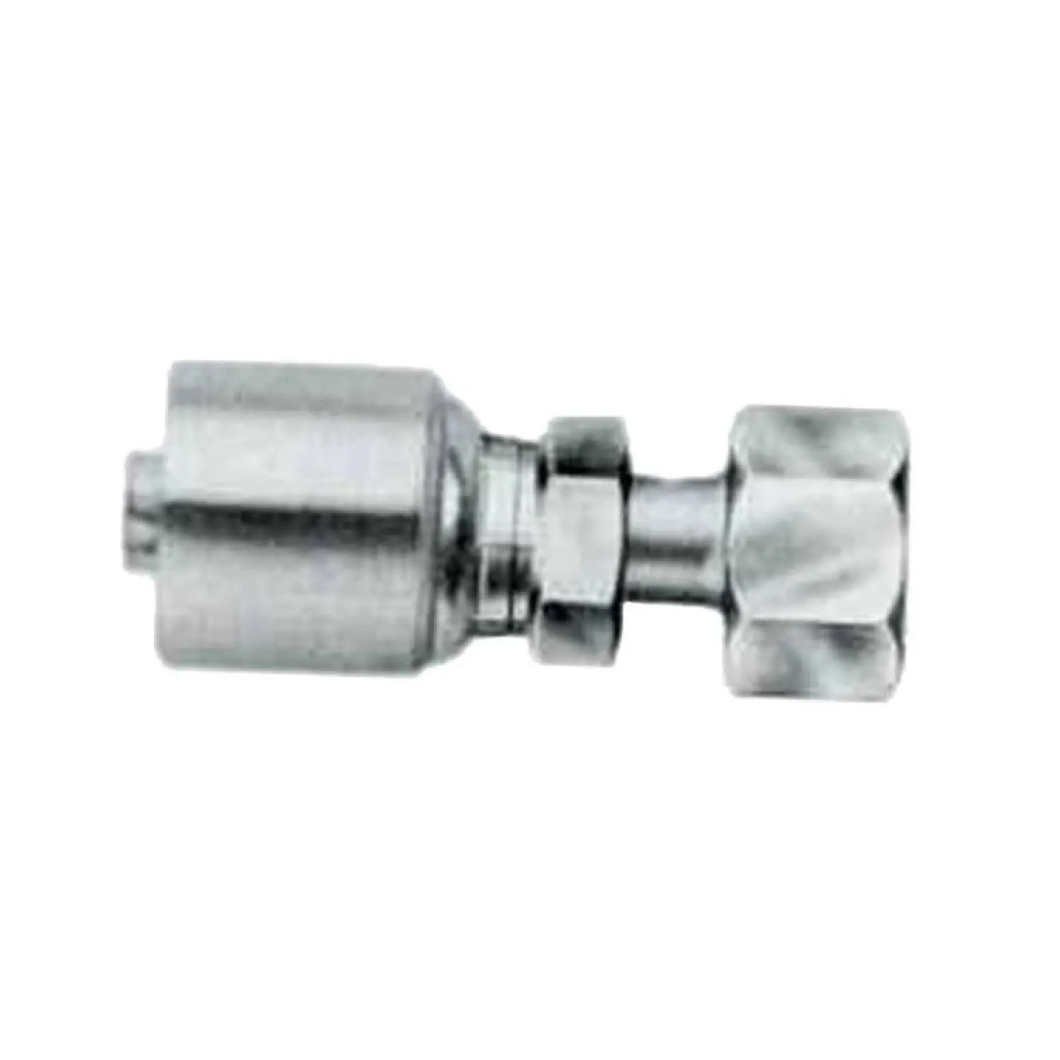 Gates G252300810 MegaCrimp G25 G252300810 Hydraulic Hose Coupling, 1/2 in, FNPT, Low Carbon Steel