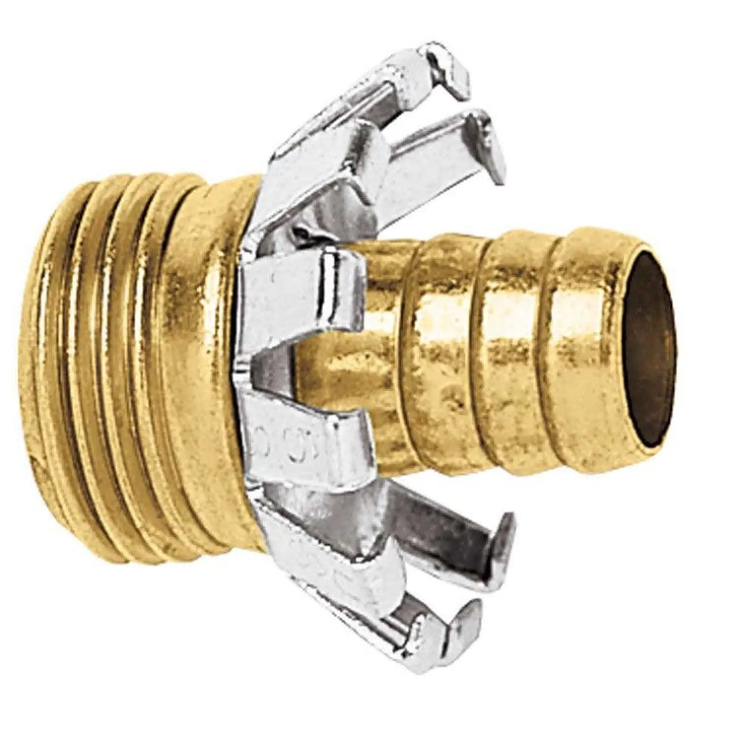 Gilmour C58M Gilmour C58M Clinch Hose Repair Coupler, 5/8 in, Male, Brass
