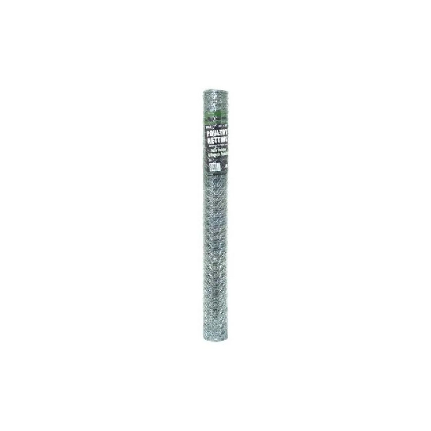 Jackson Wire 12011916 Jackson Wire 12011916 Poultry Netting, 25 ft L X 36 in H X 20 ga T, 1 in Mesh