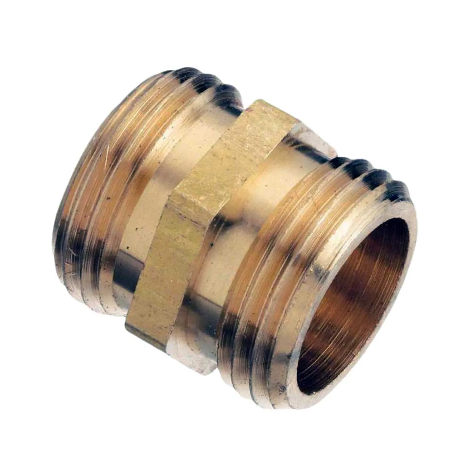 Plumb Pak PP850-60 Plumb Pak PP850 Garden Hose Adapter, 3/4 X 3/4 in, MHT X MHT, Brass