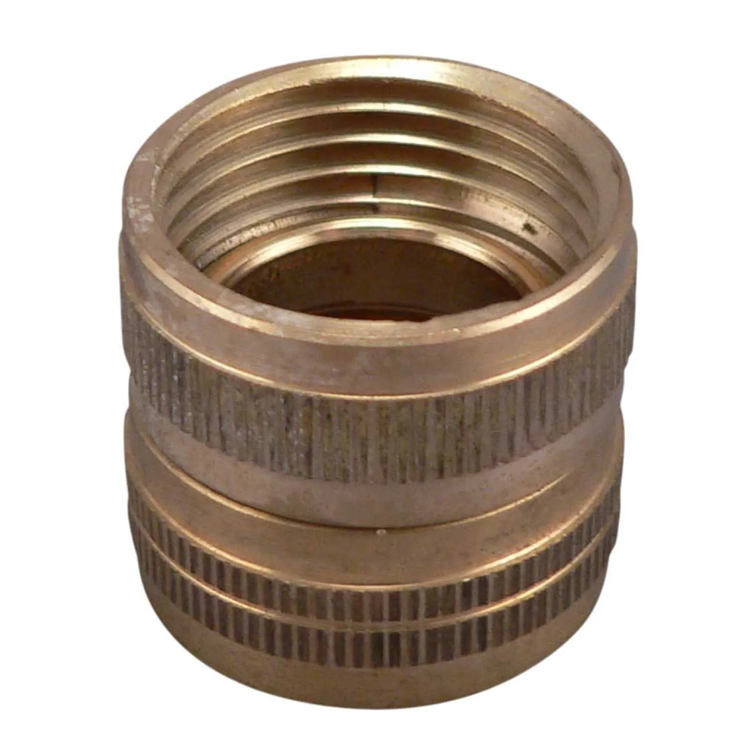 Plumb Pak PP850-67 Plumb Pak PP850 Swivel Garden Hose Adapter, 3/4 X 3/4 in, FHT X FIP, Brass