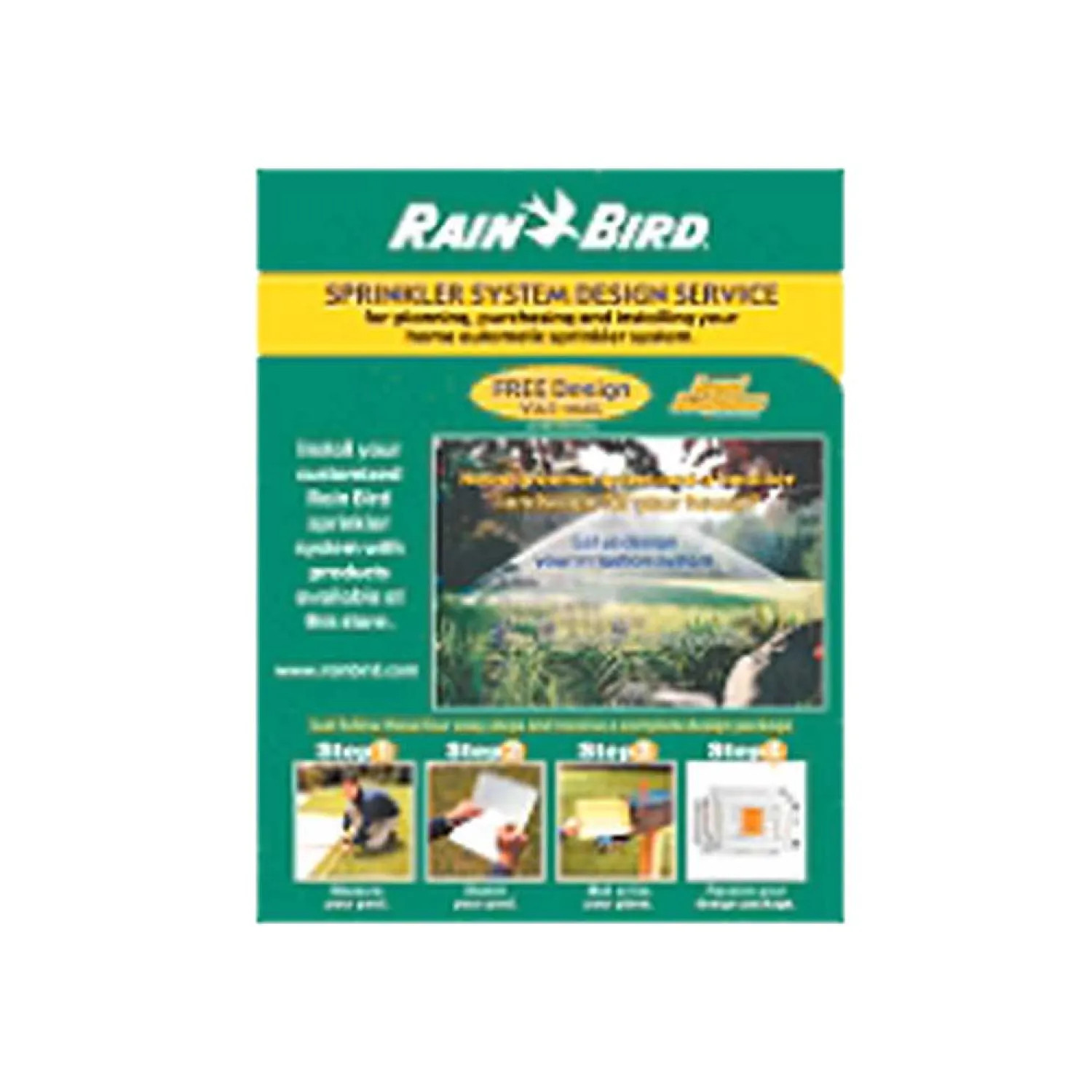 Rainbird D33539 Rainbird D33539 5-Step Planning Sprinkler Install Guide, For Use With Sprinkler Systems