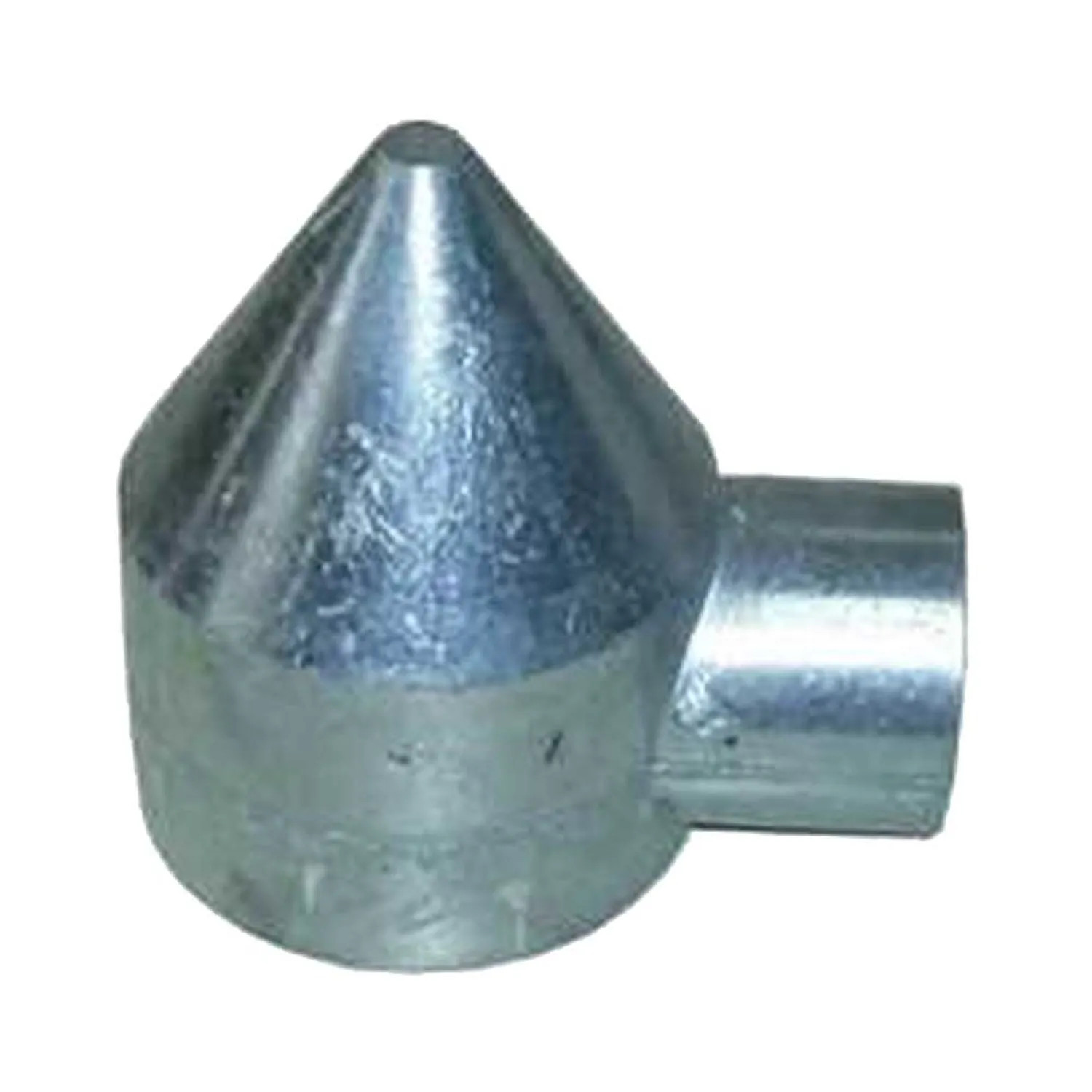 SPS Fence HD42041RP spsfence HD42041RP 1-Way Bullet Cap, 2-1/2 in W, Aluminum
