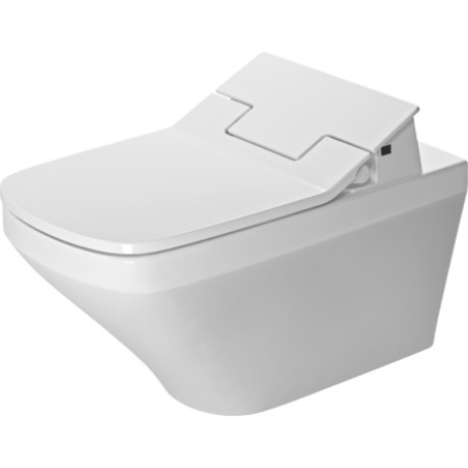Duravit 2542592092 Duravit ME by Starck 22in Dual Flush One-Piece Floor Mounted Rimless Elongated Toilet, With Hygiene Glaze Technology, White - 2542592092
