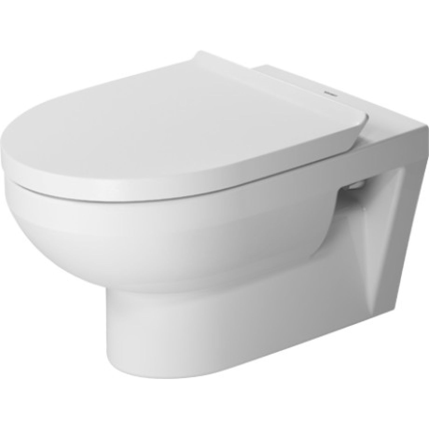 Duravit 25620900921 Duravit 25620900921 DuraStyle Dual Flush One-Piece Wall Mounted Basic Rimless Elongated Toilet - White