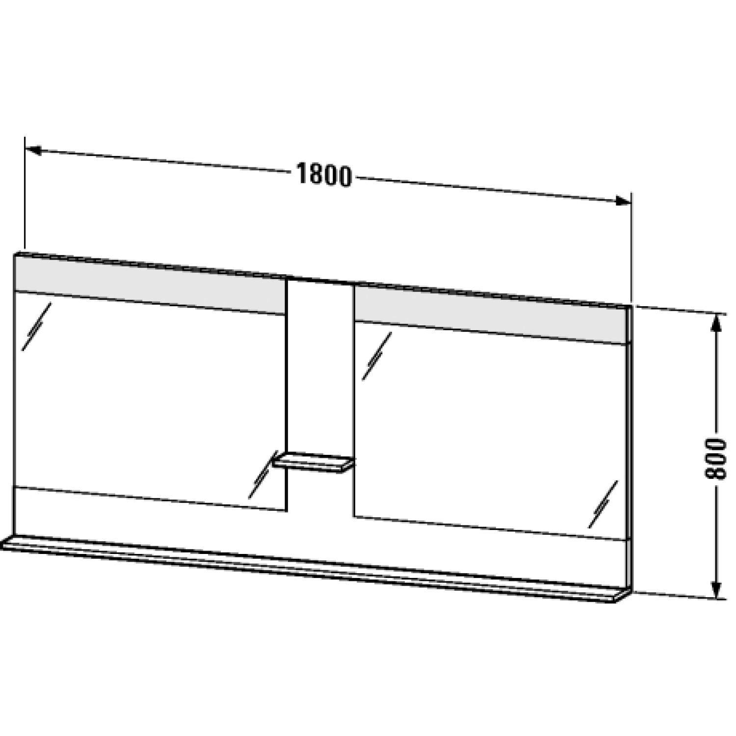 Duravit VE736202222 Duravit VE736202222 Vero 70 7/8