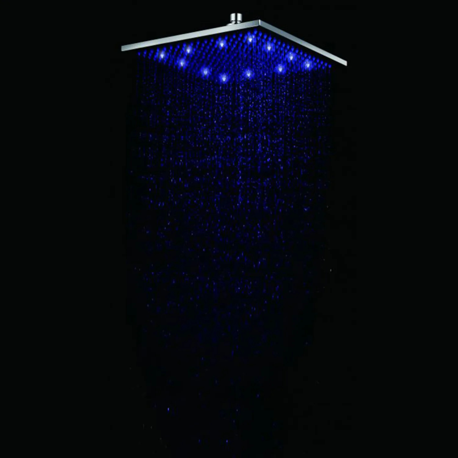 Alfi LED12S-PC Alfi LED12S-PC Square Led Rain Shower Head - Chrome