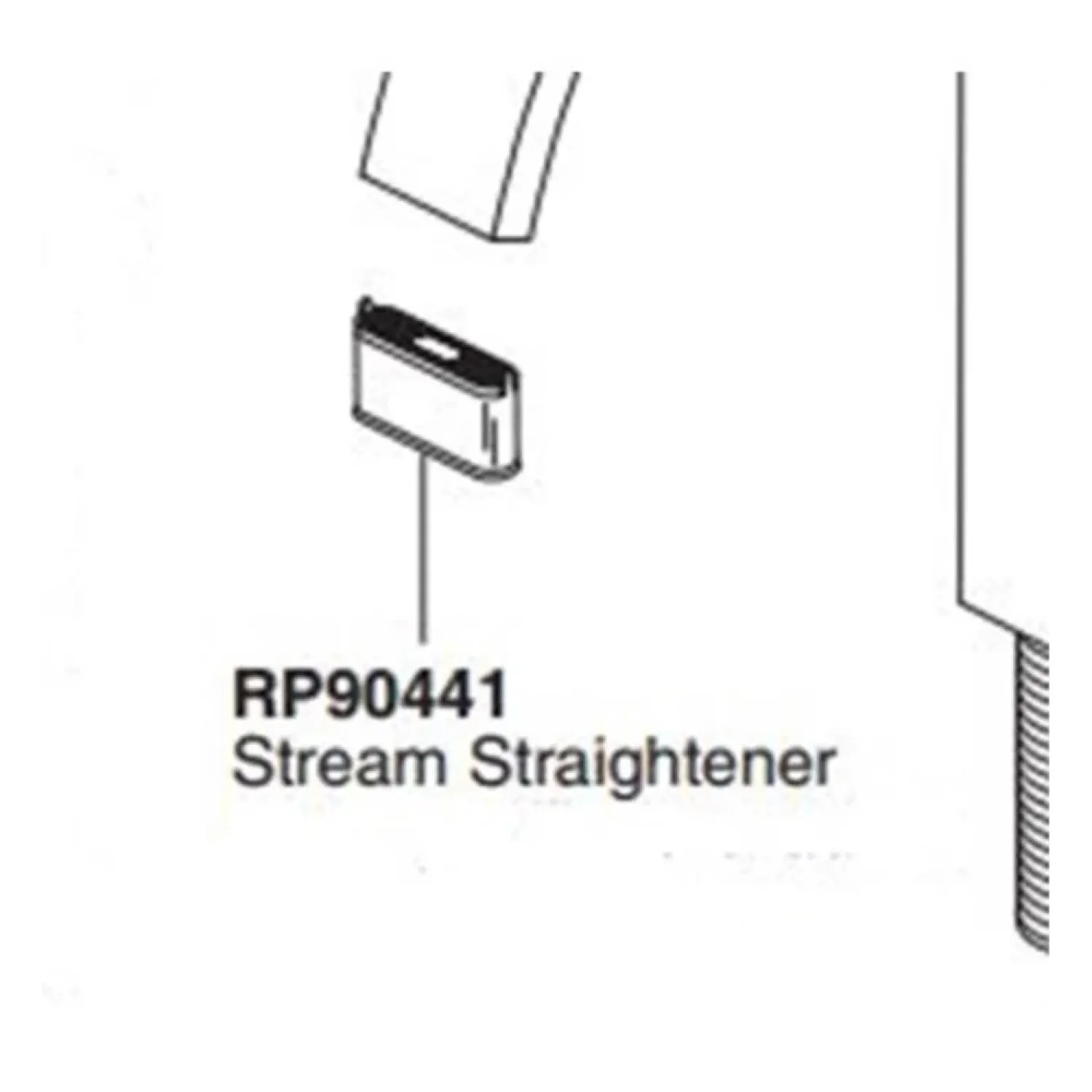 Brizo RP90441 Brizo RP90441 Siderna Part Aerator, Rectangular Straightener