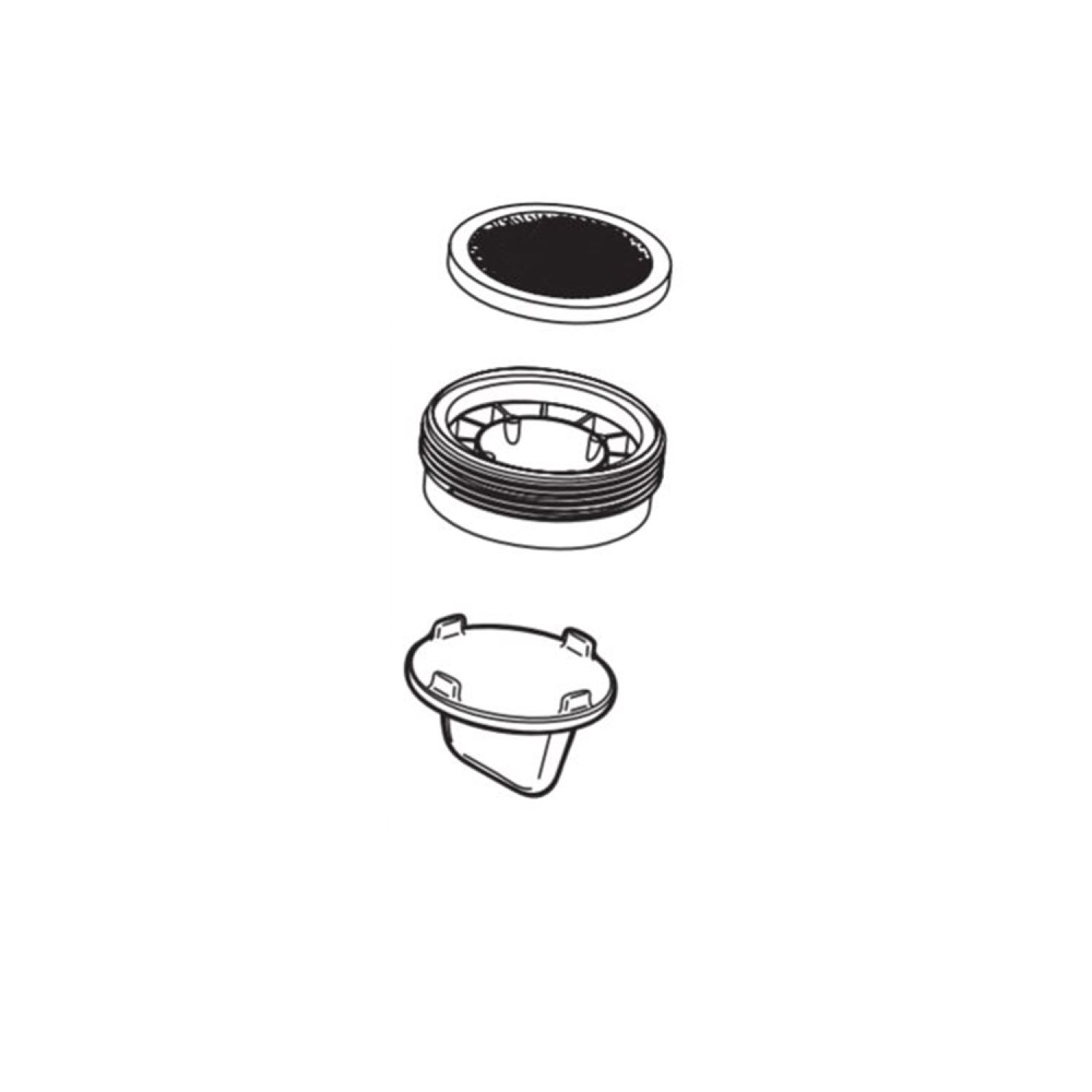 Brizo RP82534 Brizo RP82534 Tub Spout Stream Straightener with a Screened Washer