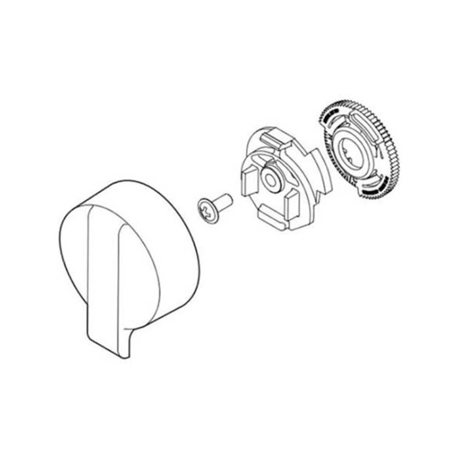 Delta RP84986RB Delta RP84986RB Temperature Handle, Knob, Limit Stop, and Screw