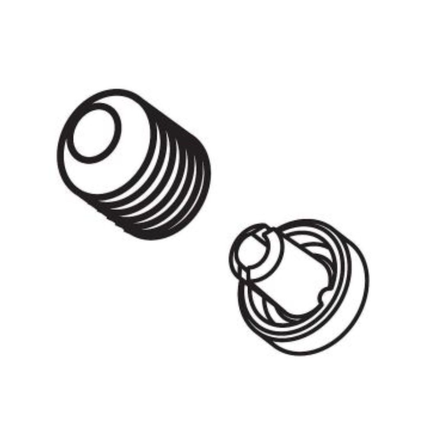 Delta RP72684AR Delta Cassidy Arctic Stainless Set Screw and Button for Cassidy Series Kitchen Faucets - RP72684AR