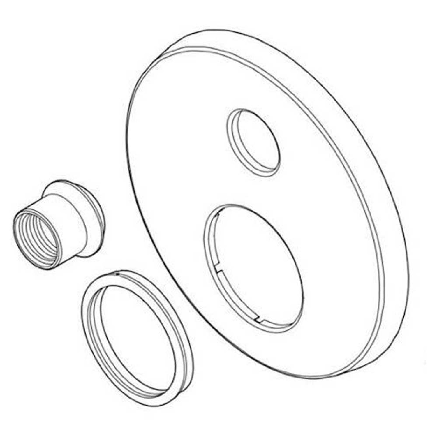 Delta RP84977 Delta RP84977 Chrome Escutcheon Assembly