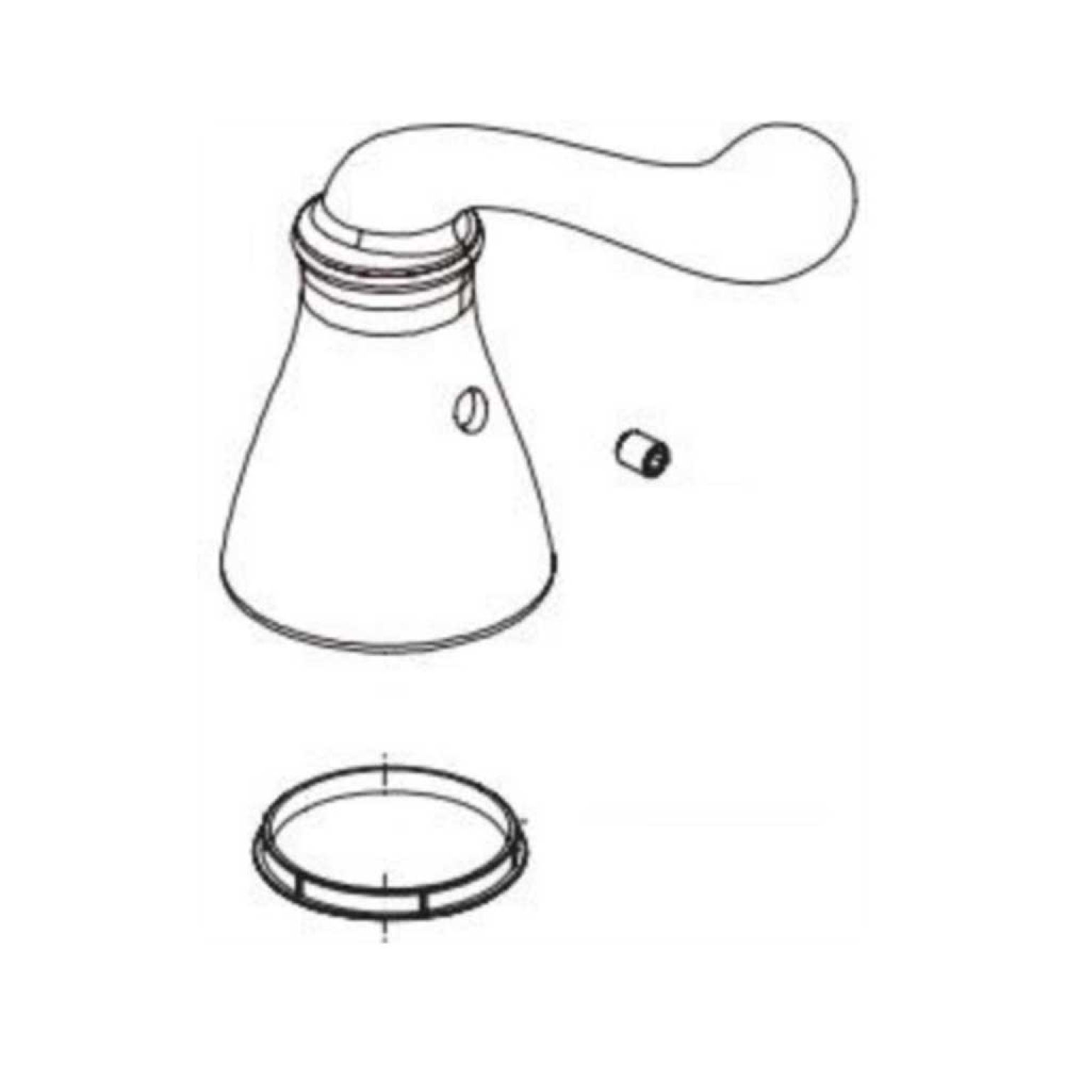 Delta RP84402SS Delta RP84402SS Metal Lever Handle Set, Stainless Steel